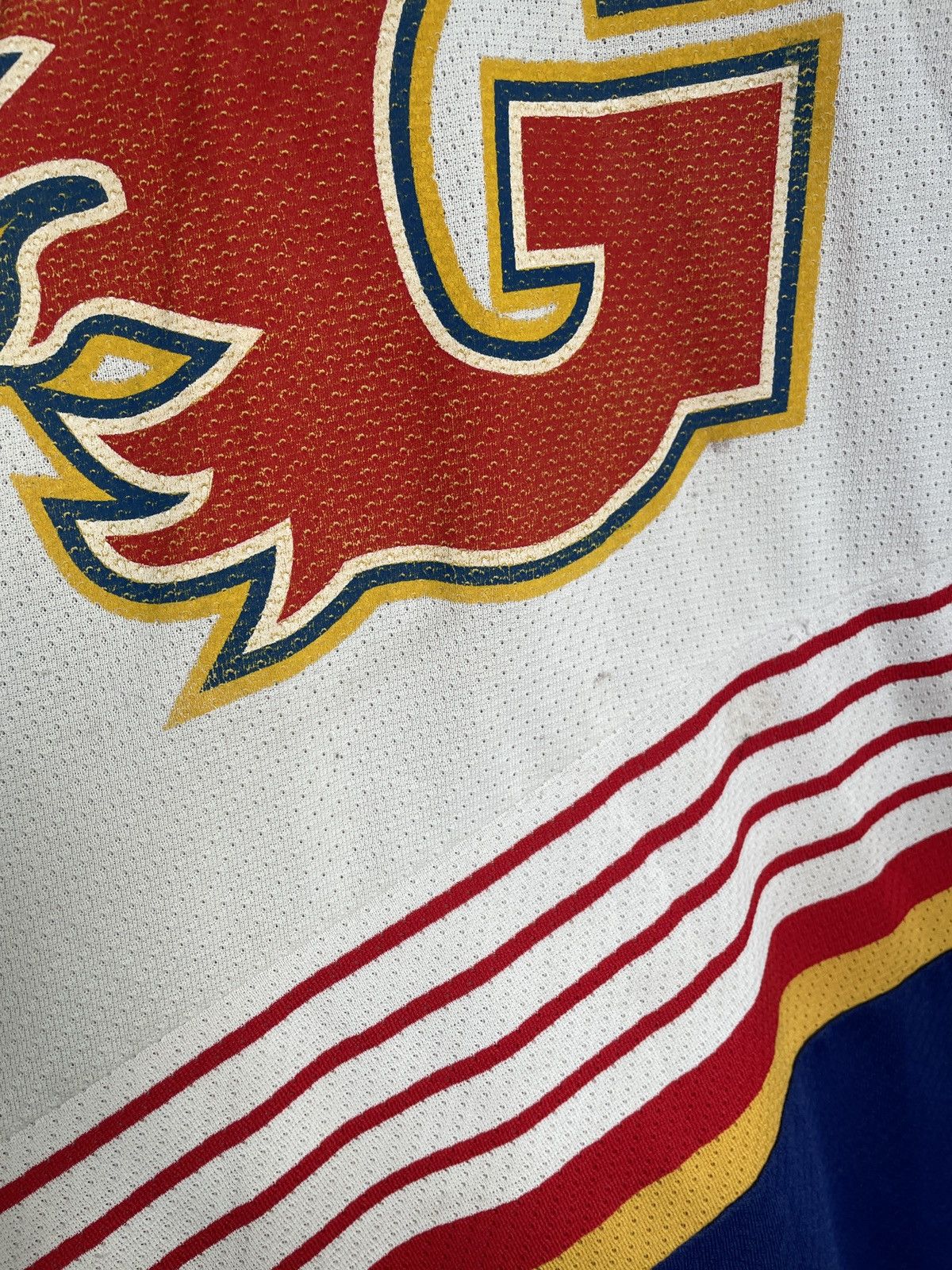 Ccm VINTAGE CALGARY FLAMES ICE HOCKEY JERSEY CCM SIZE XXL ADULT Size US XXL / EU 58 / 5 - 4 Thumbnail