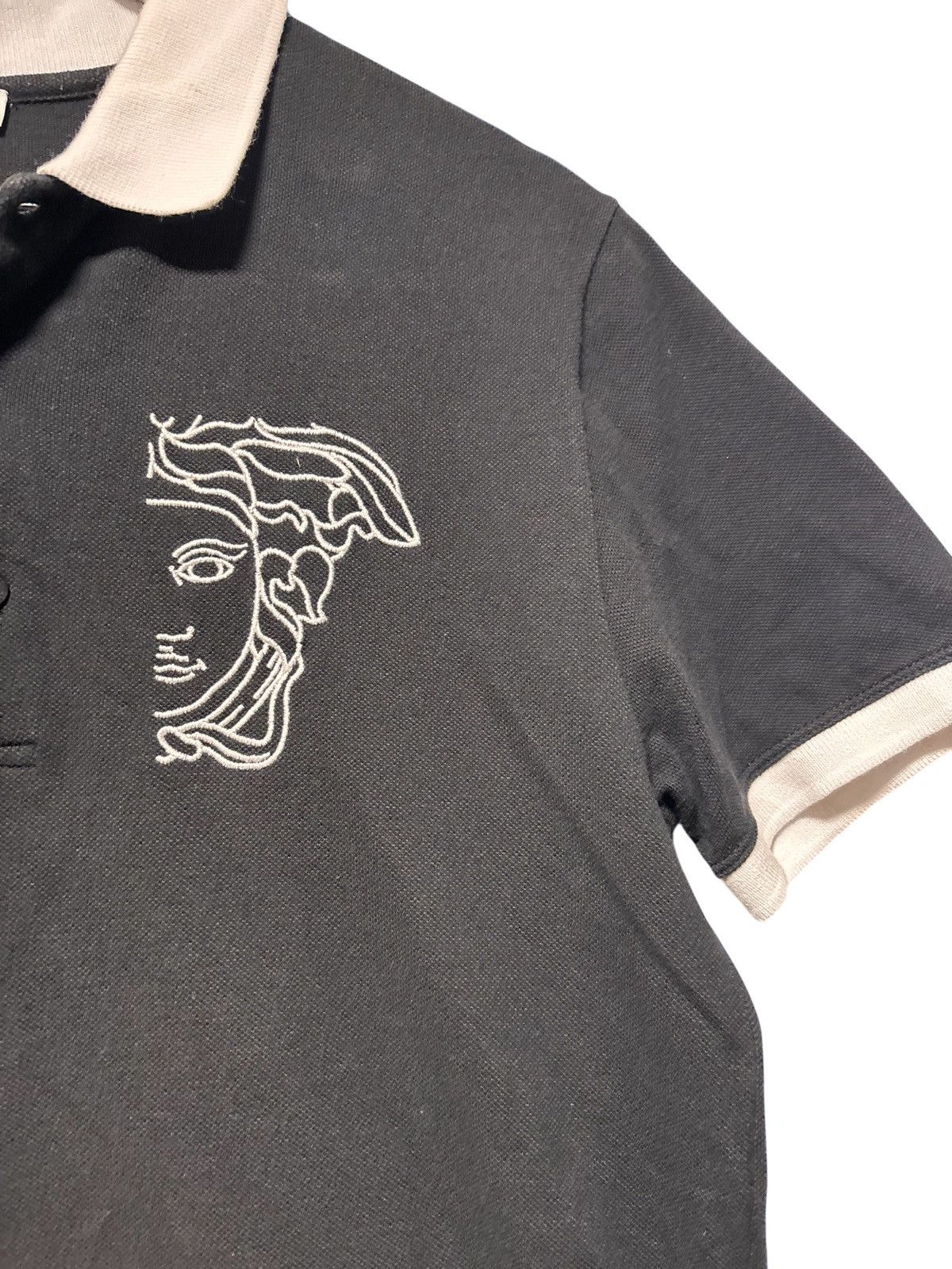 Versace Versace Mens Medusa Head Polo Size Medium Size US M / EU 48-50 / 2 - 2 Thumbnail