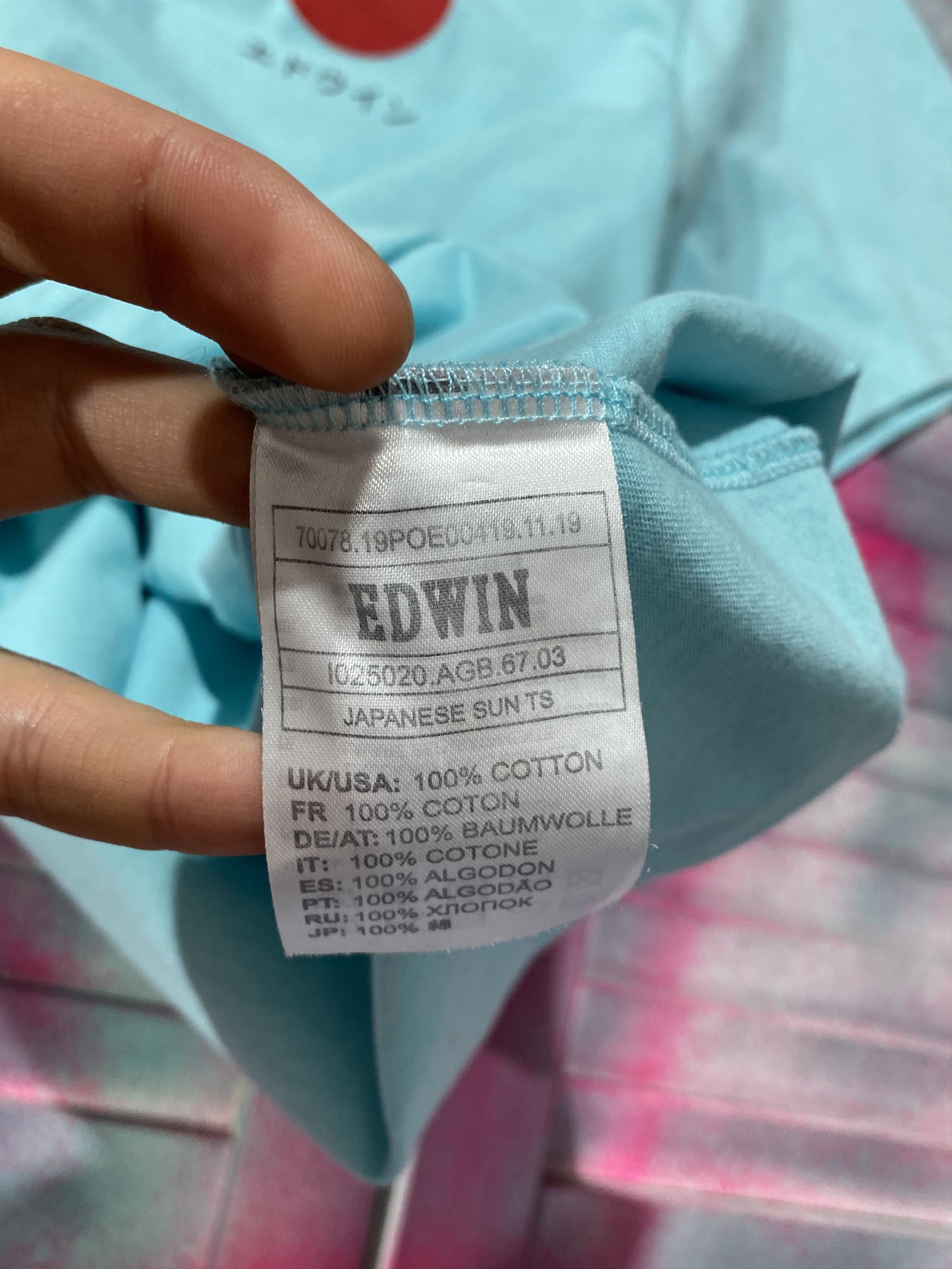 Edwin Vintage Y2K Edwin Japan Sun T-shirt Size US M / EU 48-50 / 2 - 5 Thumbnail