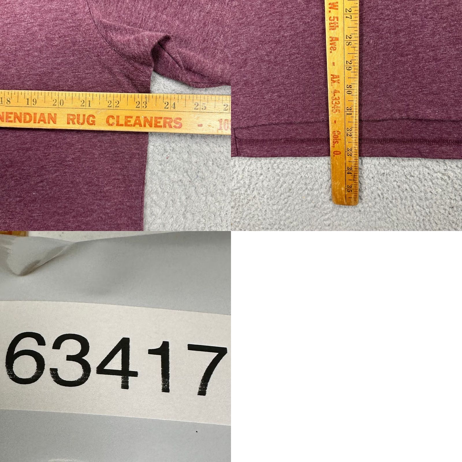 Vintage Dunning Golf Polo Shirt Adult XL Burgundy Solid Short Sleeve Mens Polo Athletic Golfing Rugby Shirt Size US XL / EU 56 / 4 - 8 Thumbnail