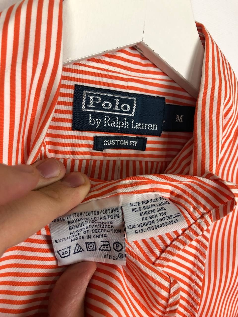 Polo Ralph Lauren Polo by Ralph Lauren Striped Shirt Custom Fit size M Size US M / EU 48-50 / 2 - 7 Thumbnail