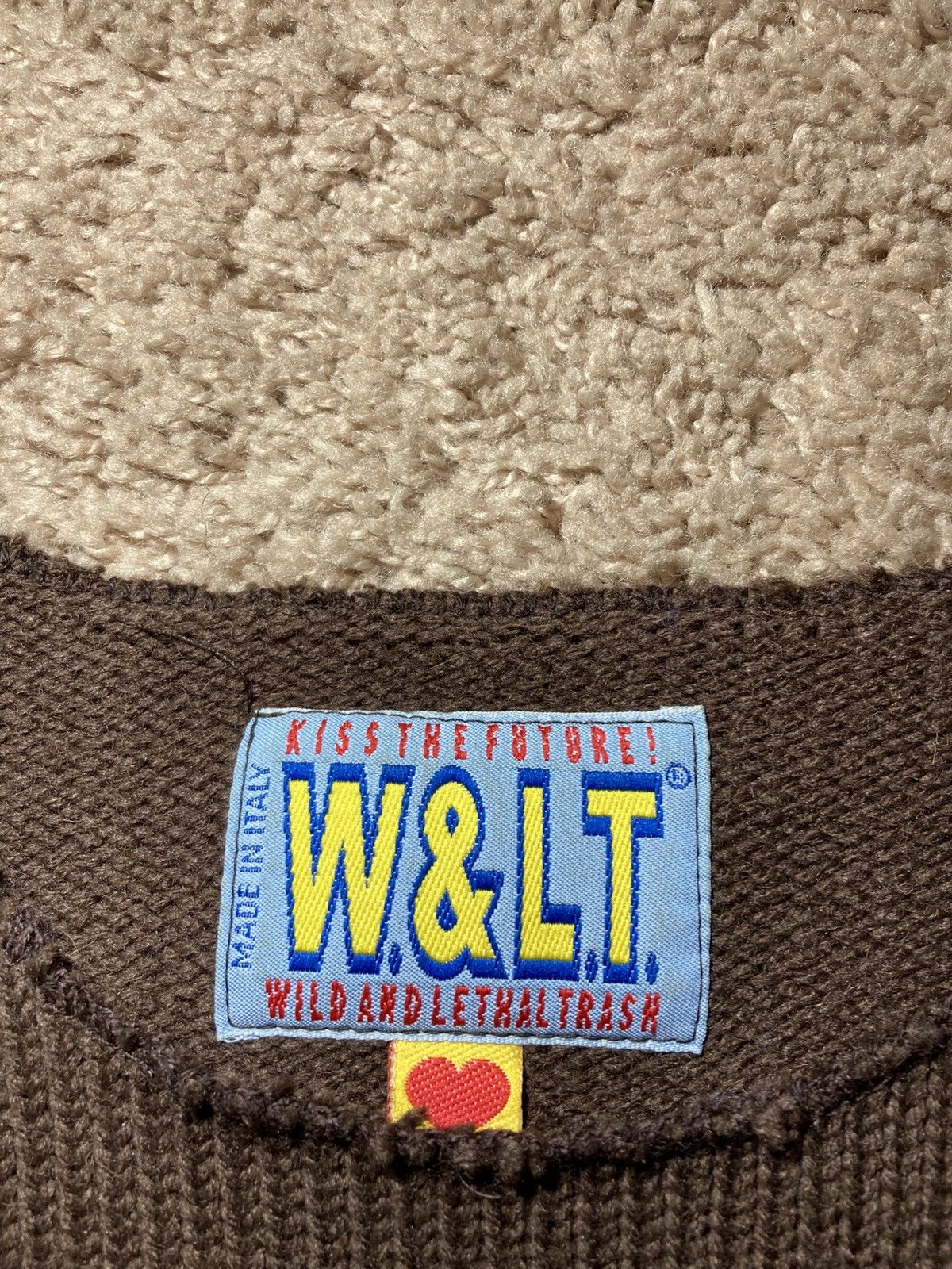 W&LT AW96 Walter Van Beirendonck W&LT Snake Wool Knit 90s 1996 Size US M / EU 48-50 / 2 - 2 Thumbnail