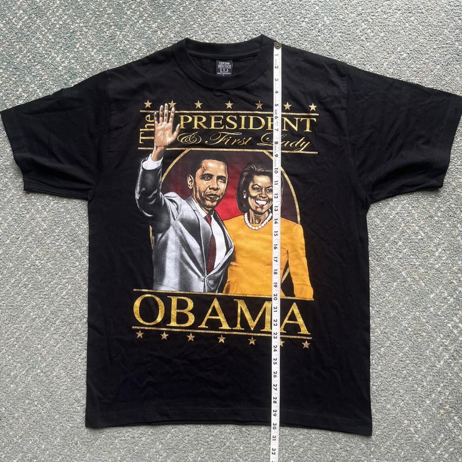 Other 44th President Barack Obama & First Lady Graphic Tee Large Size US L / EU 52-54 / 3 - 6 Thumbnail