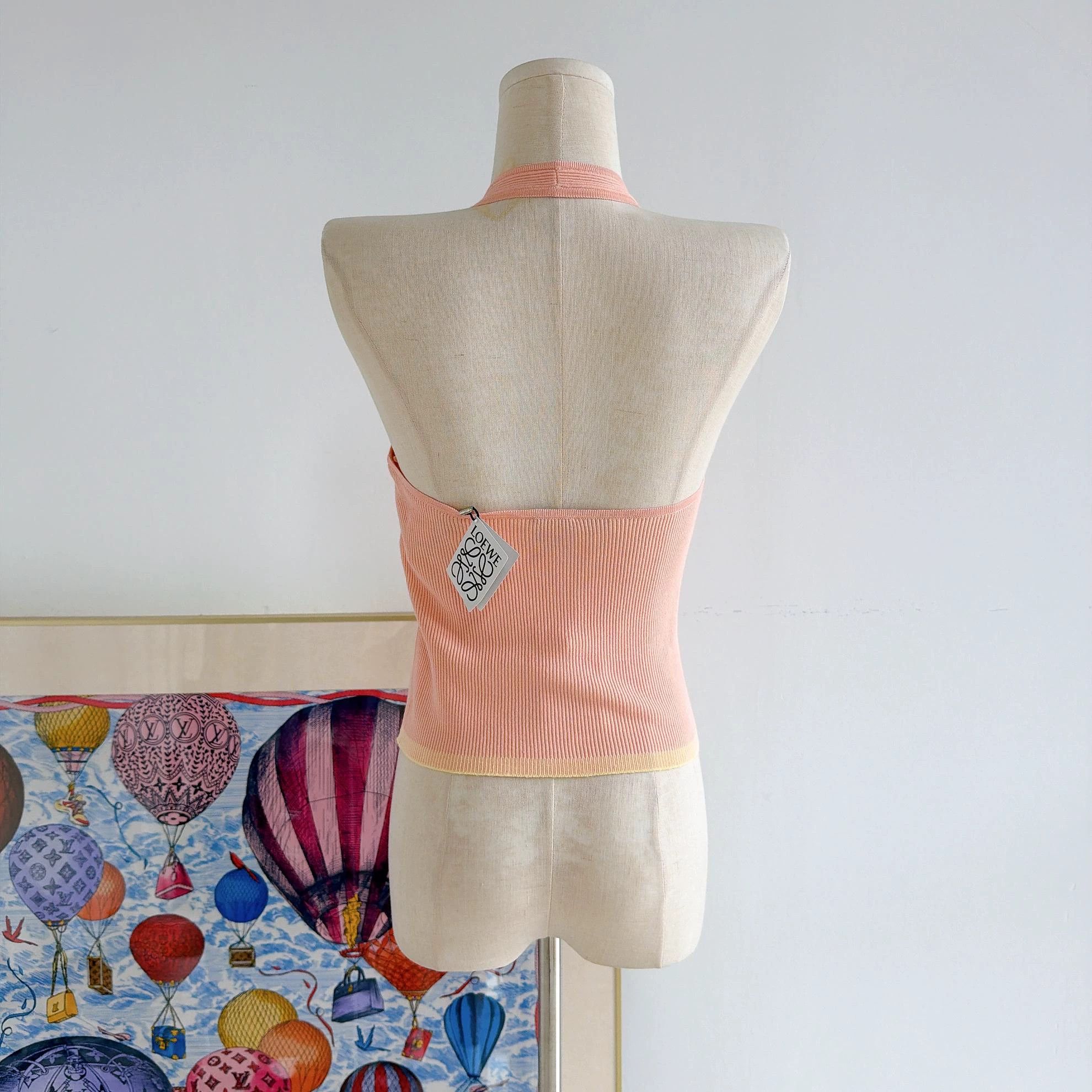 Loewe Loewe pink logo cami top S new w/ tags Size S / US 4 / IT 40 - 4 Thumbnail