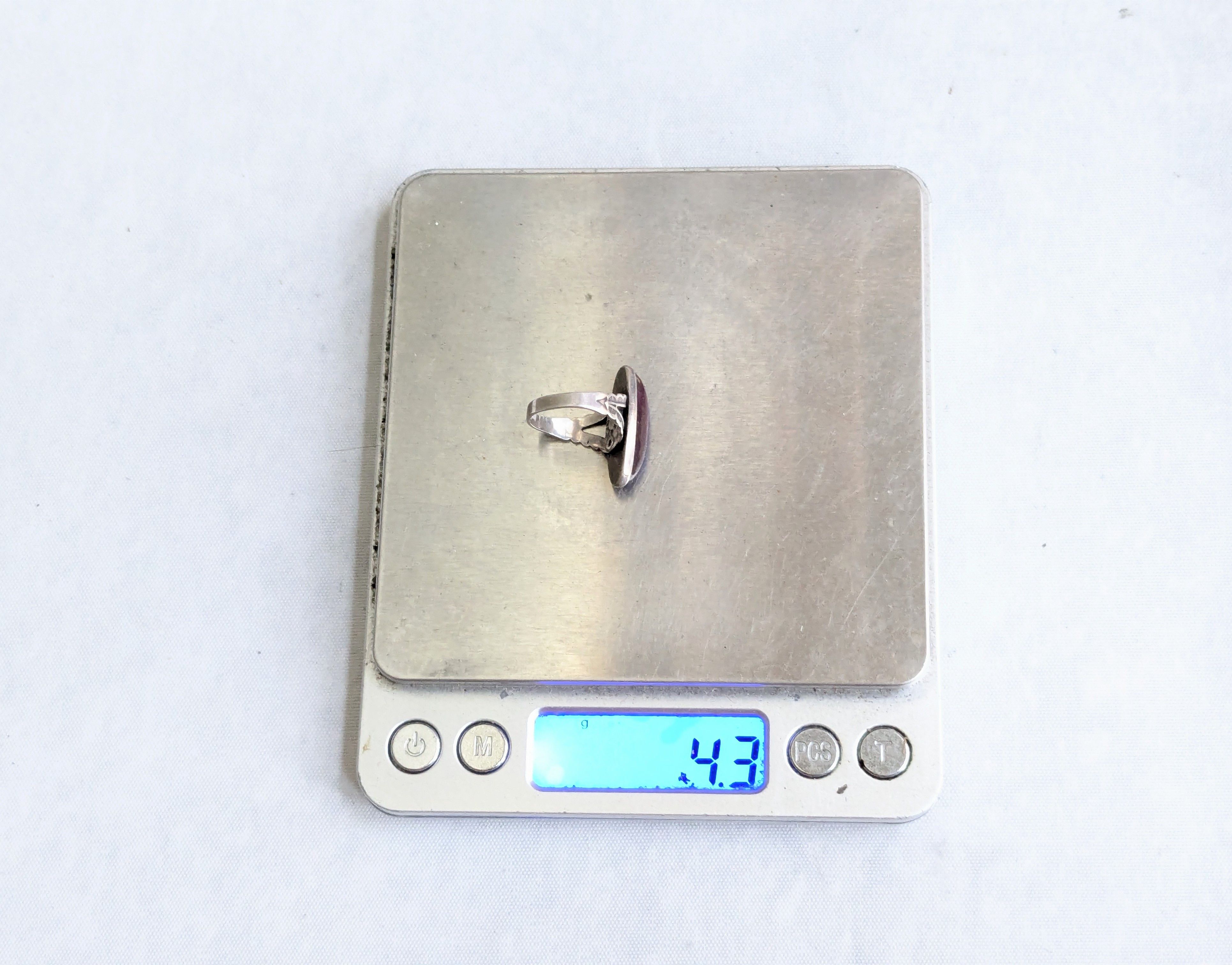 Jewelry Vintage Sterling Silver Ring Dragons Breath 5.25 Native Size ONE SIZE - 6 Thumbnail