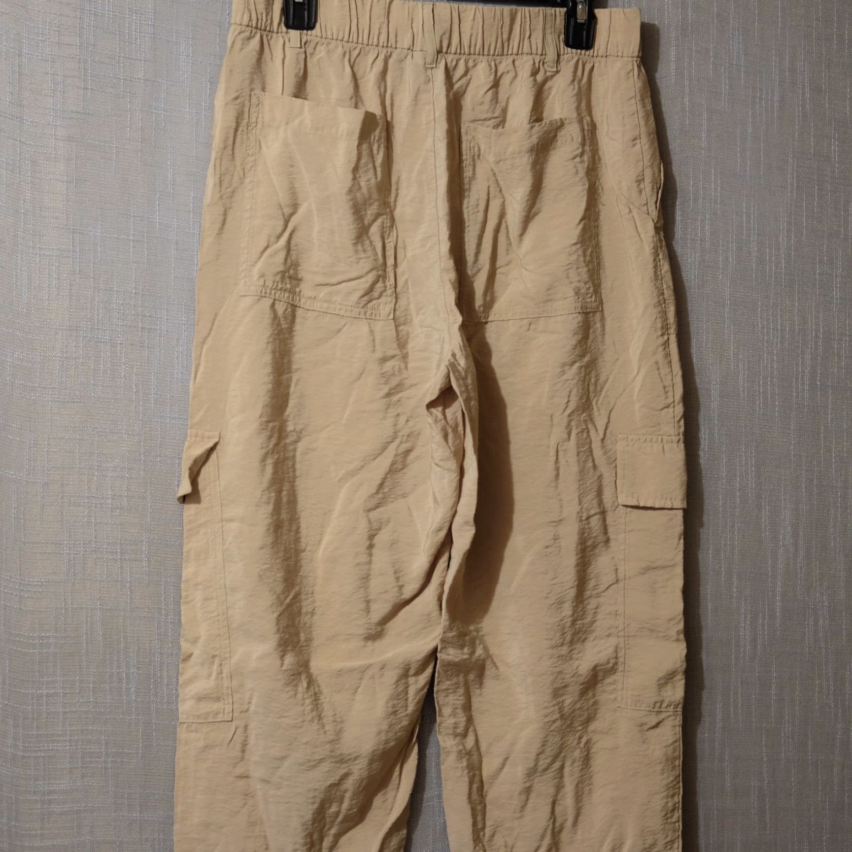Gap GAP Cargo Pants Beige Lightweight Rayon/Nylon Womens M Tall Pants Size 32" / US 10 / IT 46 - 6 Thumbnail