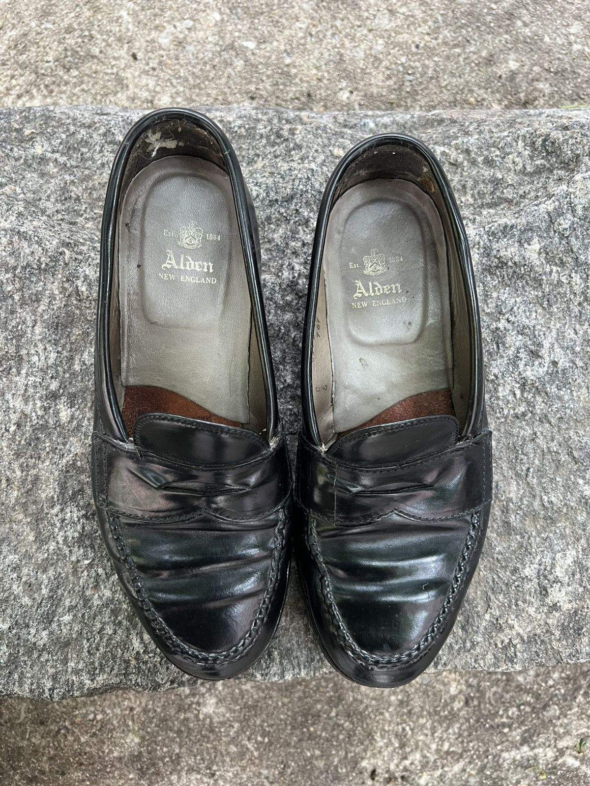 Alden Alden LHS Loafers Black Shell Cordovan Size US 6.5 / EU 39-40 - 1 Thumbnail