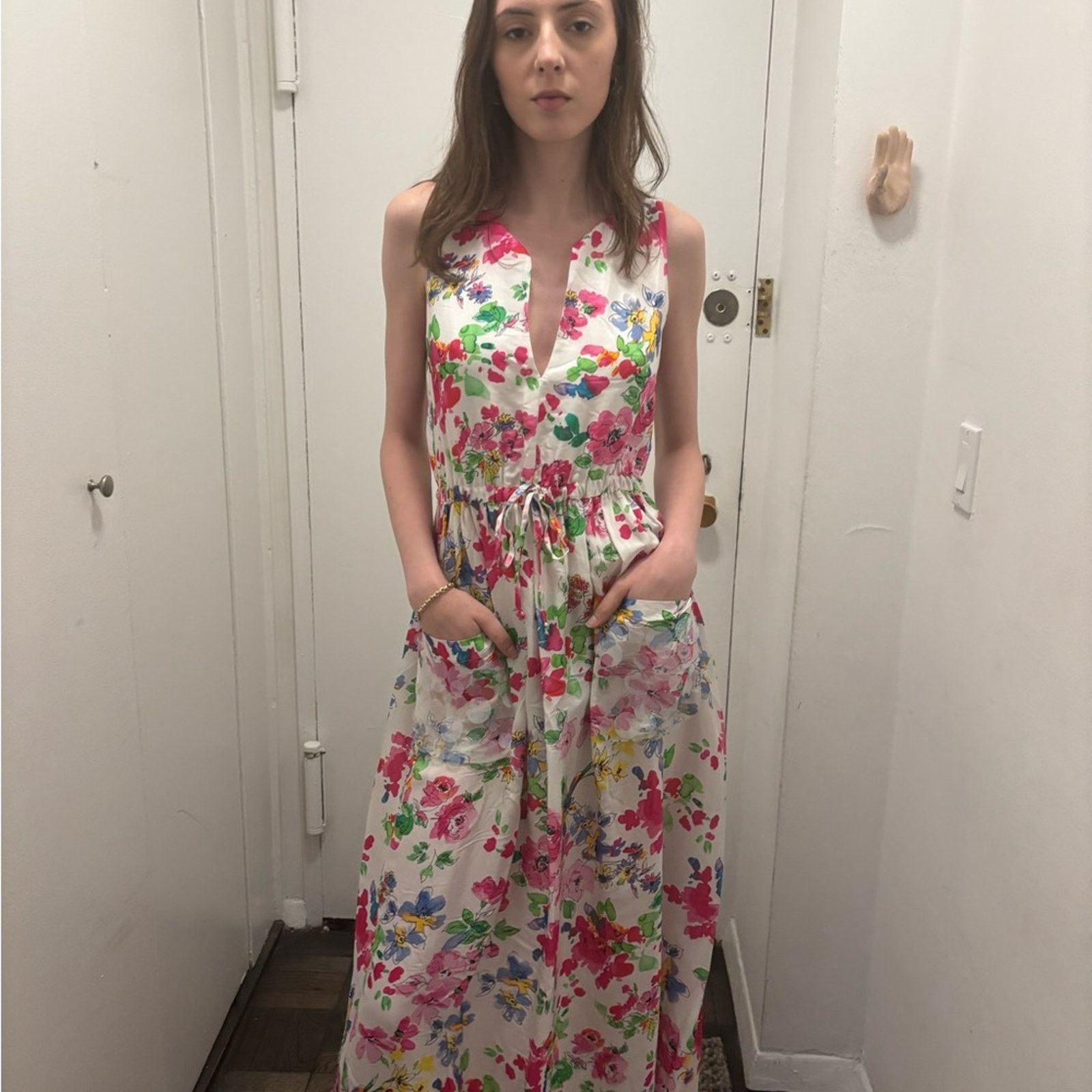 & Other Stories NWT Ermanno Scervino Multicolor Floral Maxi Dress Women's S Size S / US 4 / IT 40 - 12 Thumbnail
