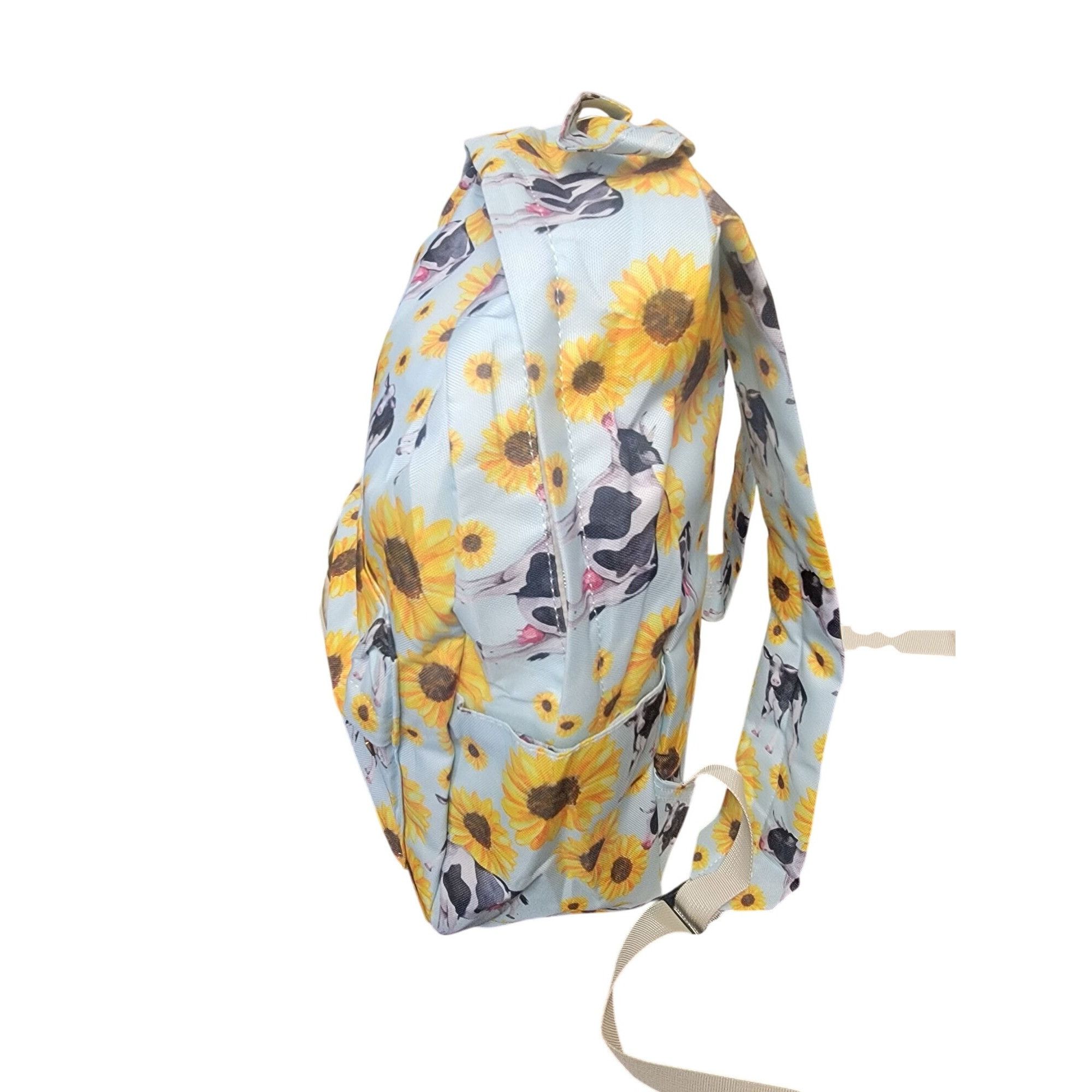 Other Cows and Sunflowers Yellow Flower Girls Backpack Size ONE SIZE - 5 Thumbnail