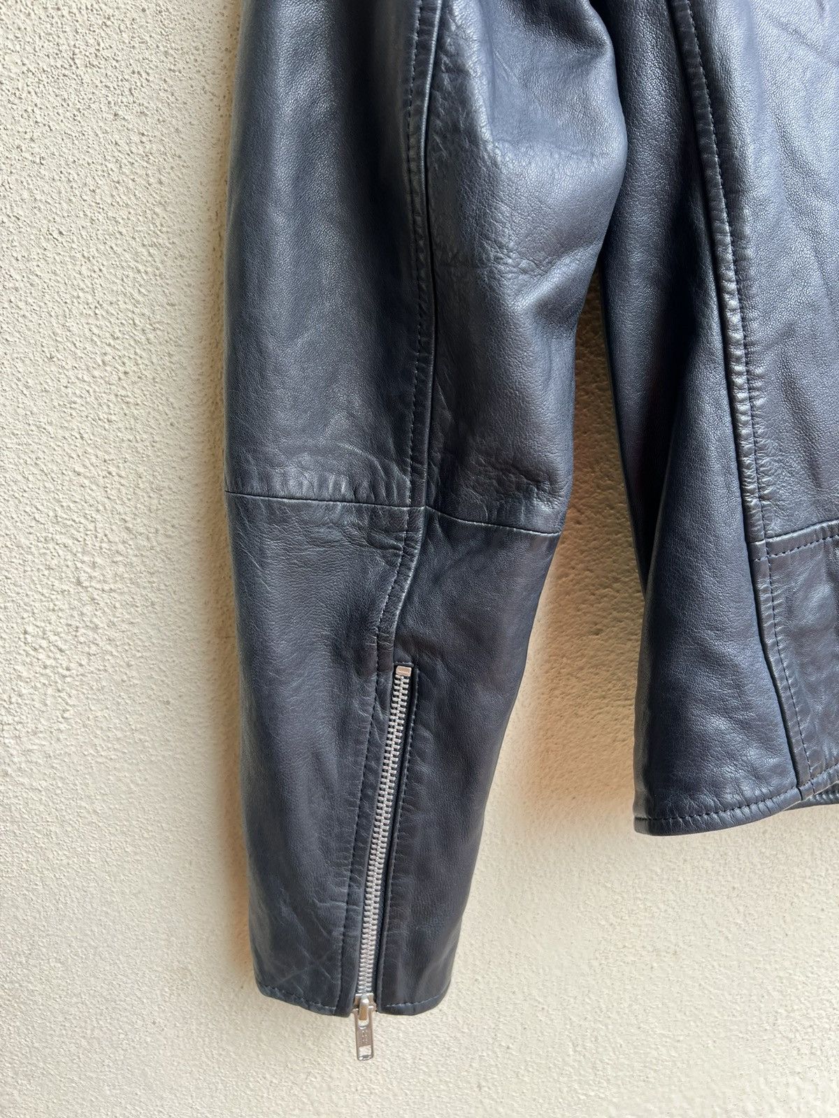 Jack London Jack London Wax Napa Lamb Leather Motorcycle Jacket Size US S / EU 44-46 / 1 - 14 Thumbnail
