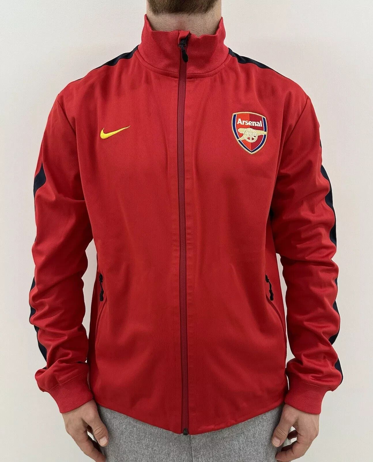 Nike ARSENAL LONDON 2013 2014 TRACK JACKET TRAINING MATCH NIKE Size US M / EU 48-50 / 2 - 1 Thumbnail