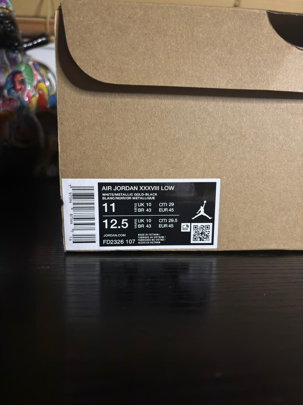 Jordan Brand Air Jordan 38 Low 'Royalty' Size US 11 / EU 44 - 10 Thumbnail