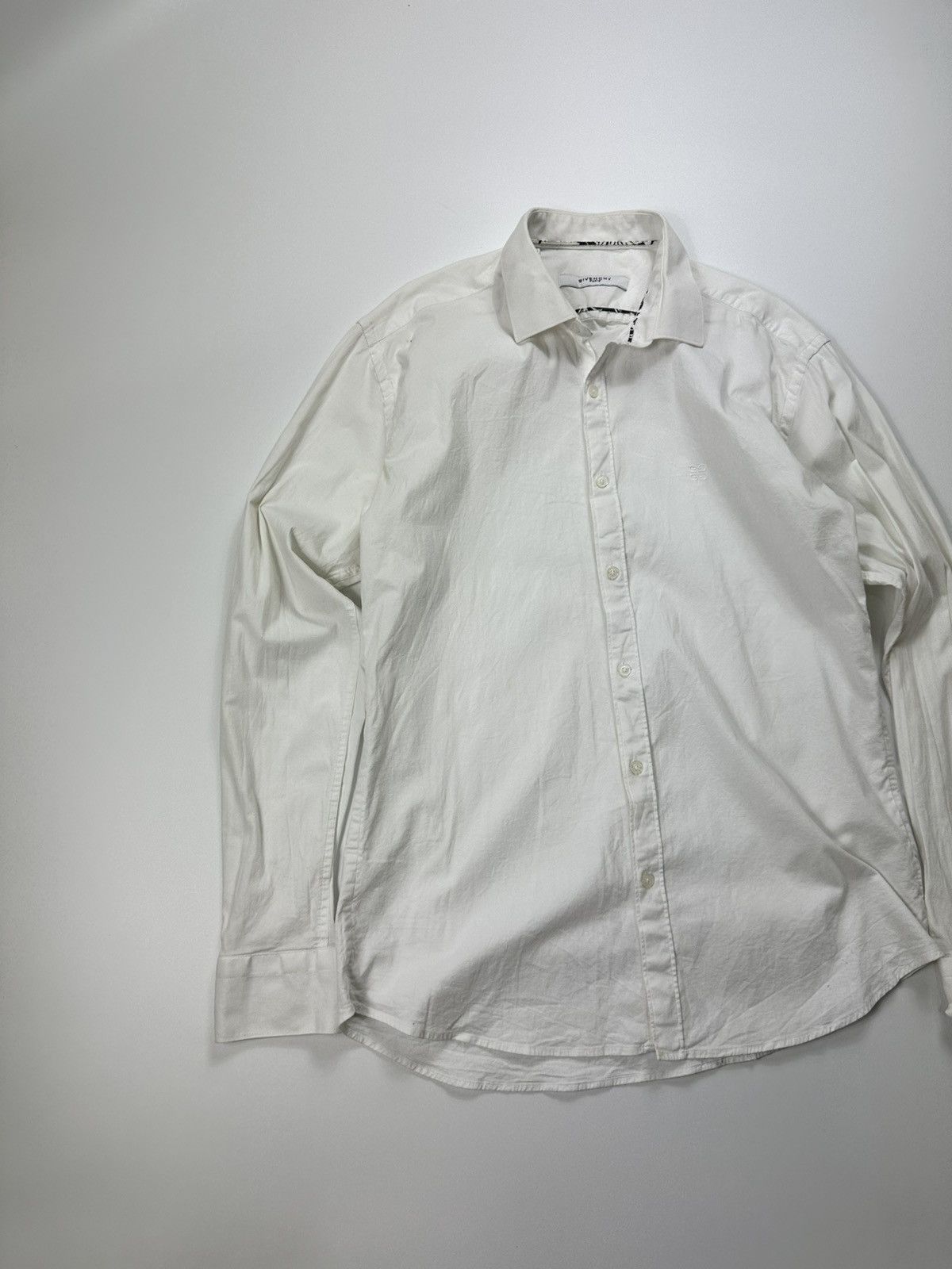 Givenchy Givenchy Dress Shirt Logo Size US XL / EU 56 / 4 - 3 Thumbnail