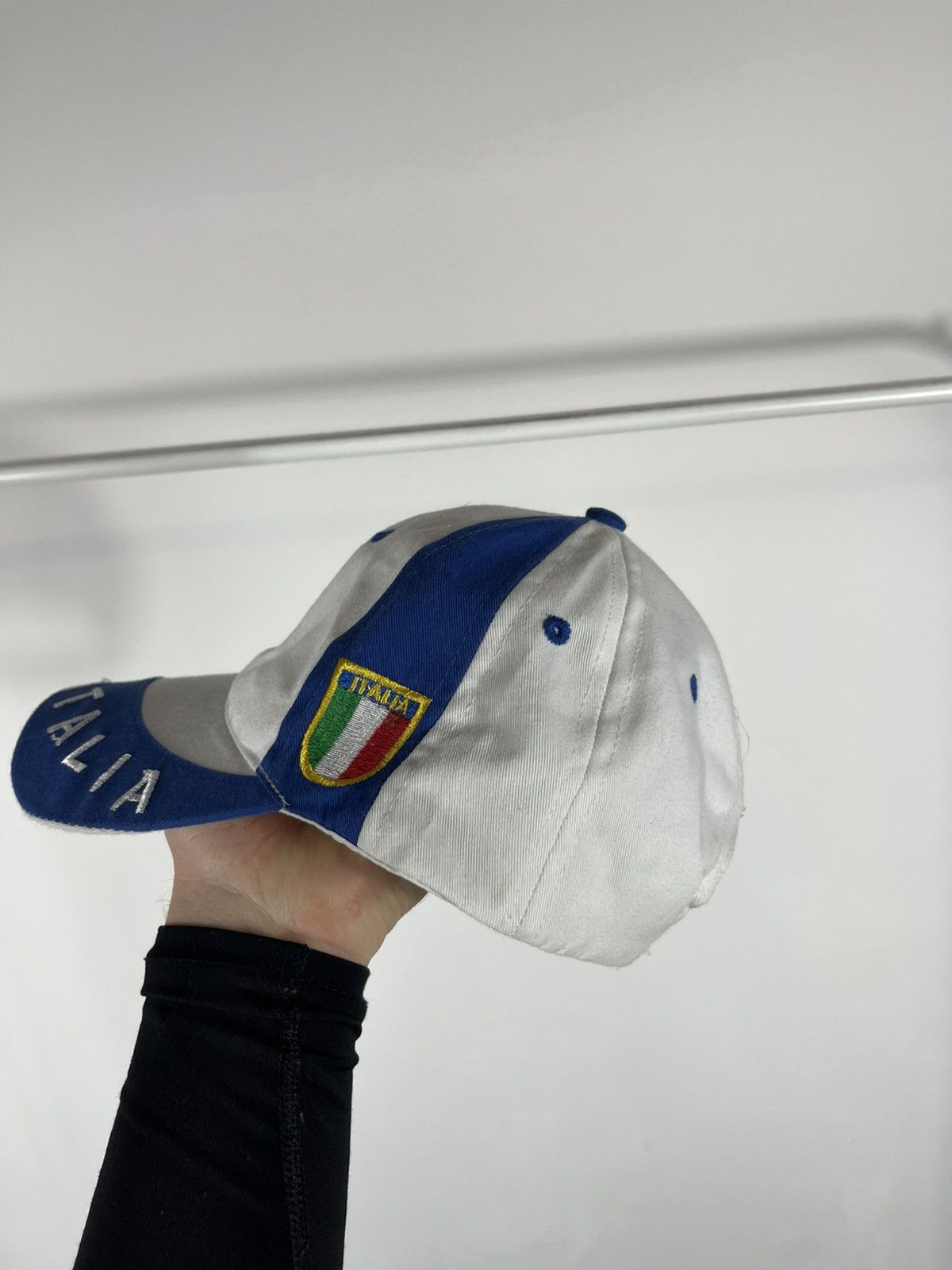 Other Italia Tricolore Embroidered Baseball Cap Blue White Size ONE SIZE - 3 Thumbnail
