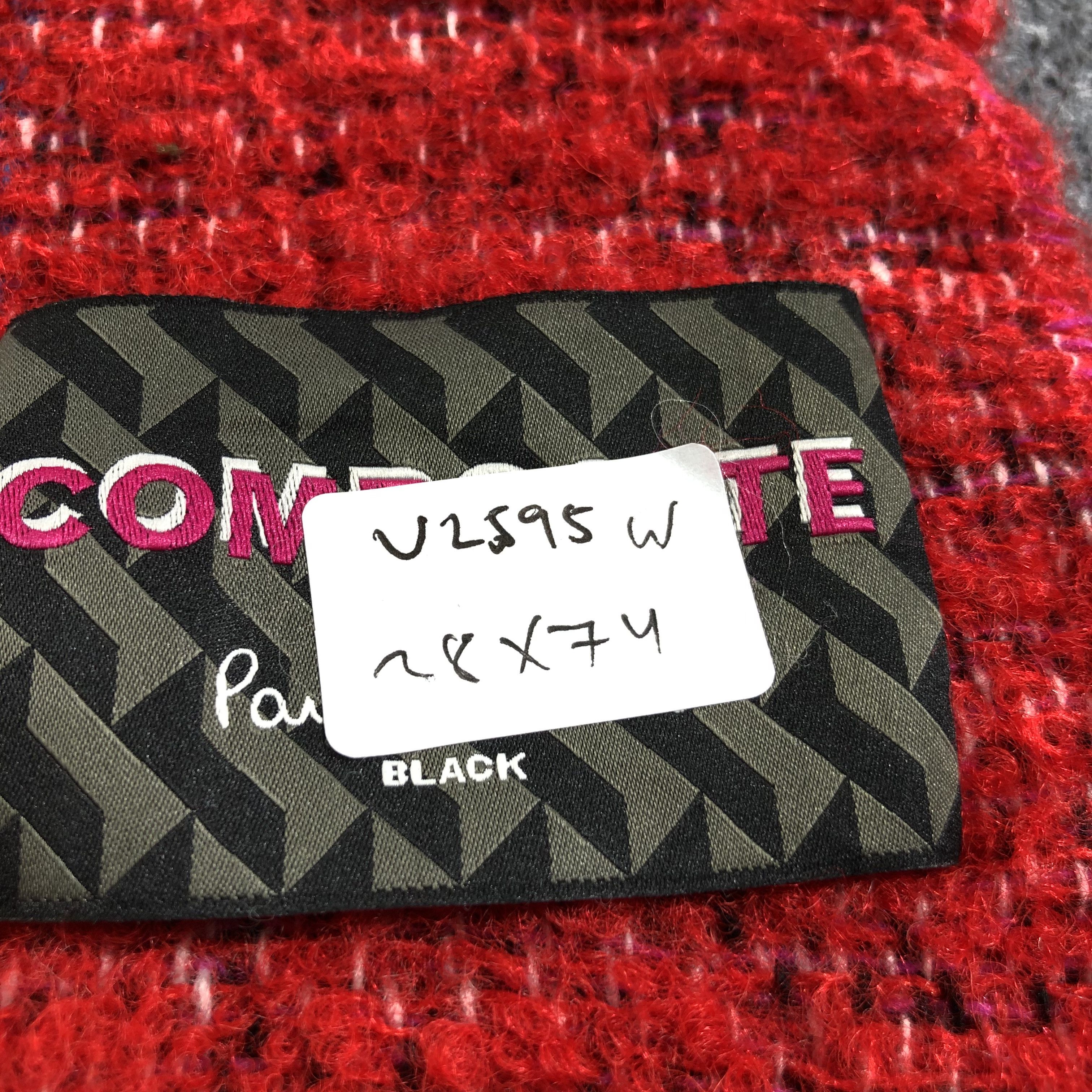 Paul Smith Paul Smith Comppsite Oversized Wool Scarf Muffler V2595 Size ONE SIZE - 7 Thumbnail