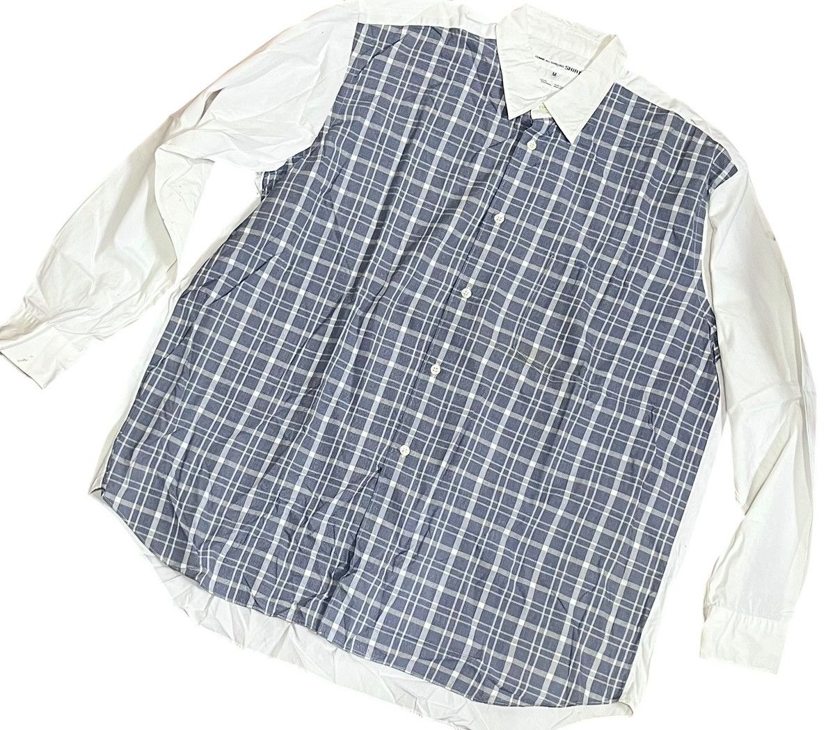 Comme des Garcons CDG shirt plaid hybrid button up Size US XL / EU 56 / 4 - 3 Thumbnail