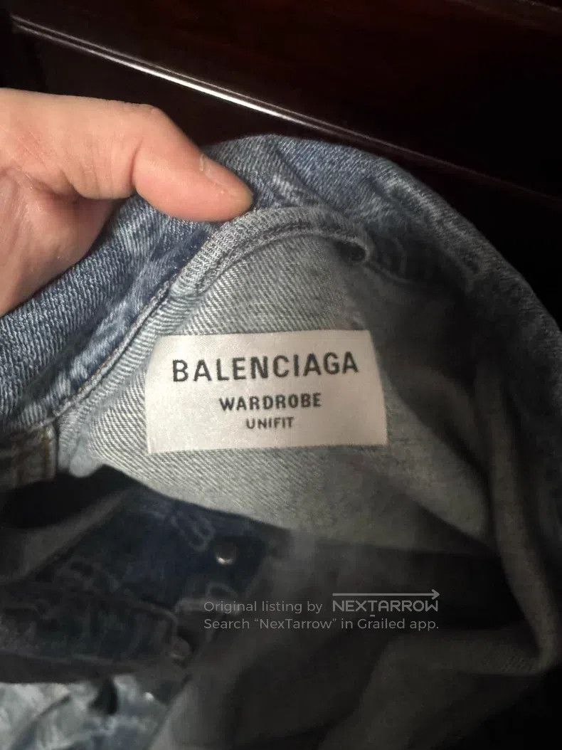 Balenciaga Balenciaga Denim Jacket Size US XS / EU 42 / 0 - 2 Thumbnail
