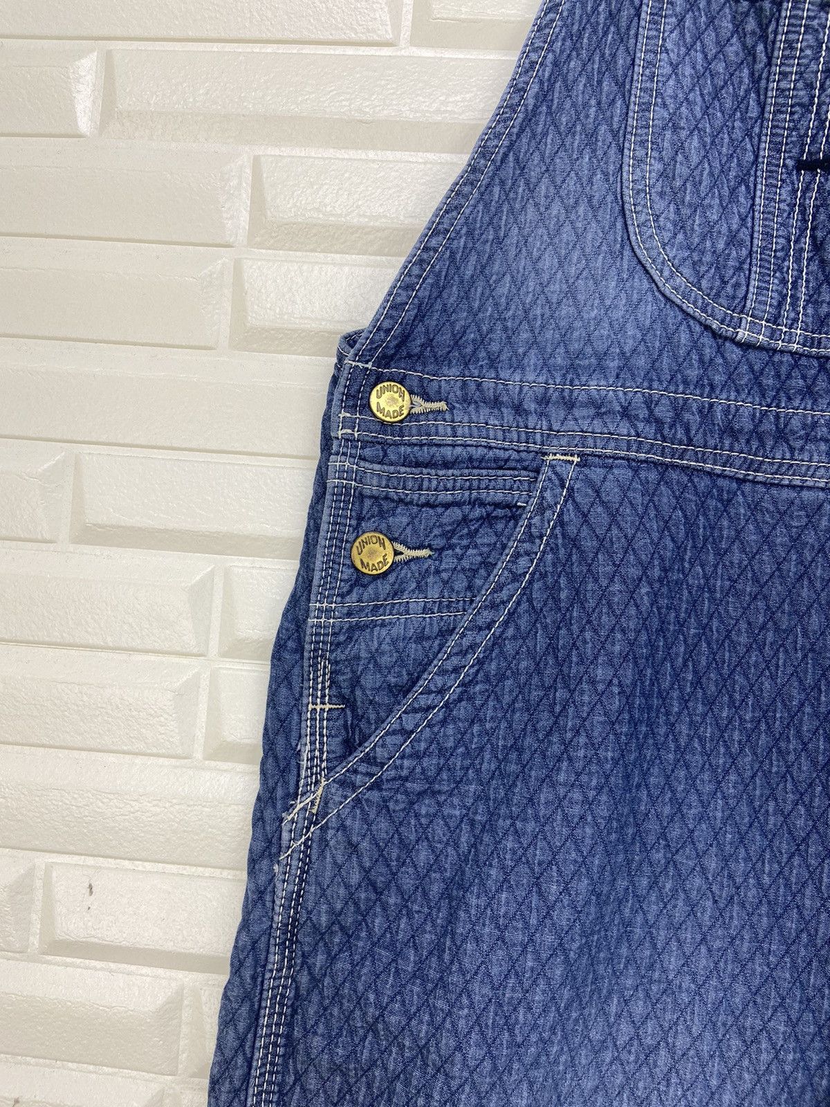 Japanese Brand Japanese Traditional Indigo Products Union Made Jumpsuits Size US 33 - 10 Thumbnail