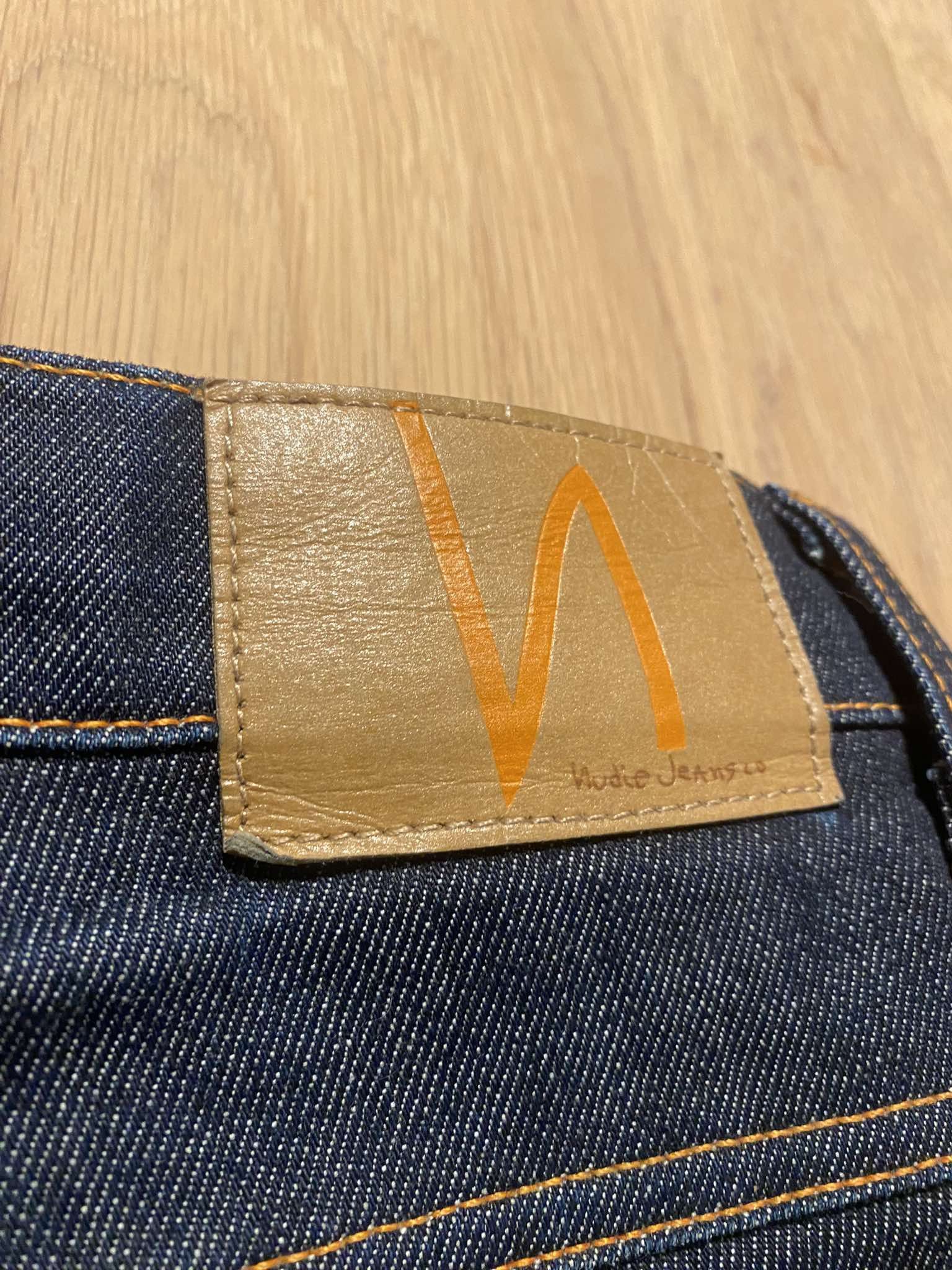 Nudie Jeans Grim Tim Dry True Navy Size US 32 / EU 48 - 3 Thumbnail