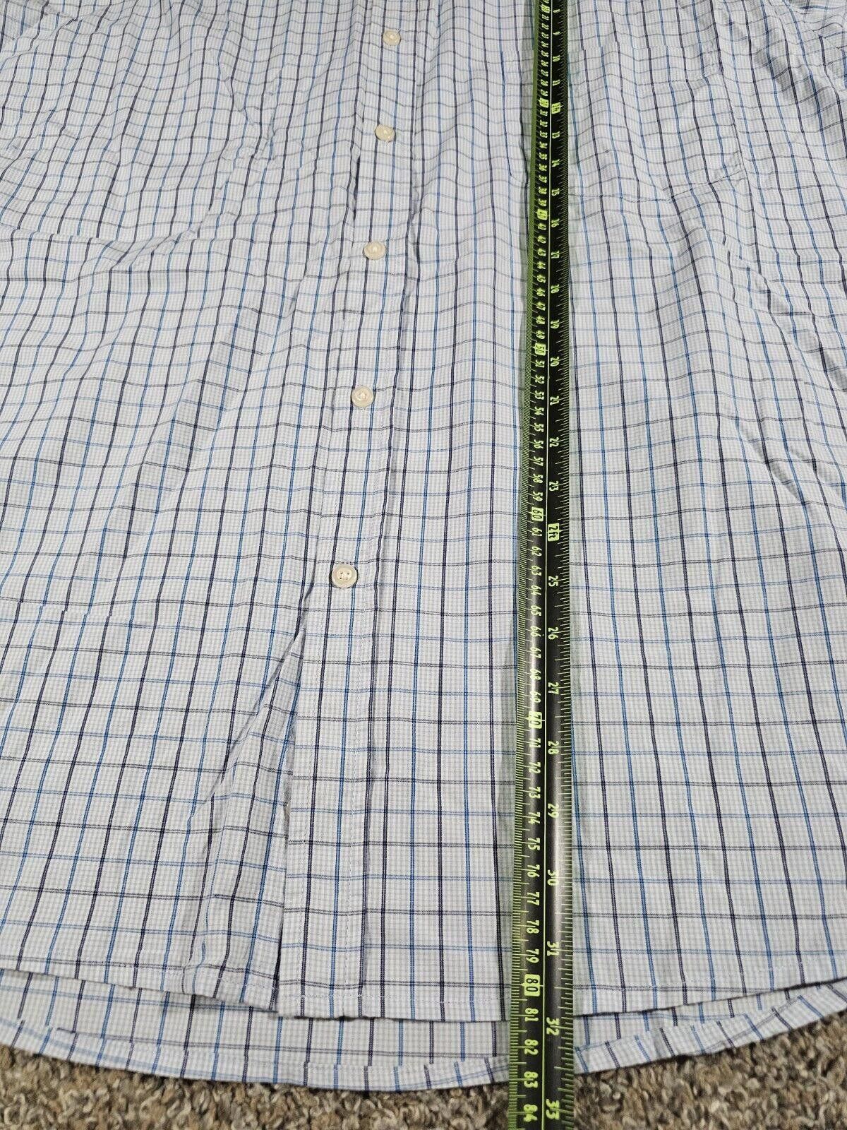 Faded Glory Faded Glory 3x(54/56) blue checkered button-up shirt NWT Size US XXL / EU 58 / 5 - 5 Thumbnail