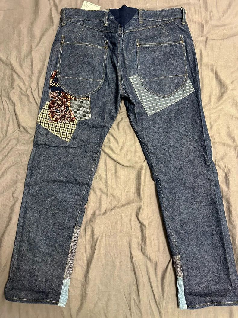 Junya Watanabe Junya Watanabe Comme Des Garcons Patchwork Jeans Size US 34 / EU 50 - 2 Thumbnail