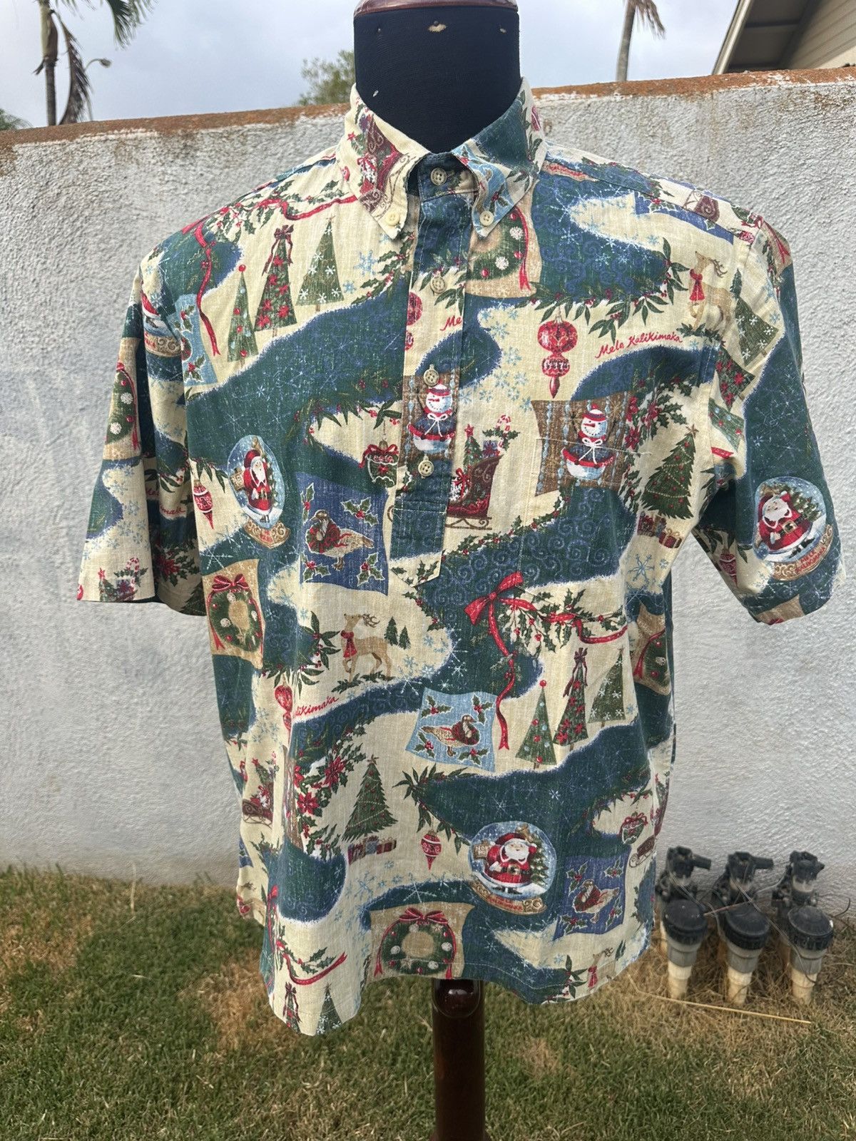 Reyn Spooner Reyn Spooner Hawaiian Mele Kalikimaka Multicolored Men's L Size US L / EU 52-54 / 3 - 1 Thumbnail