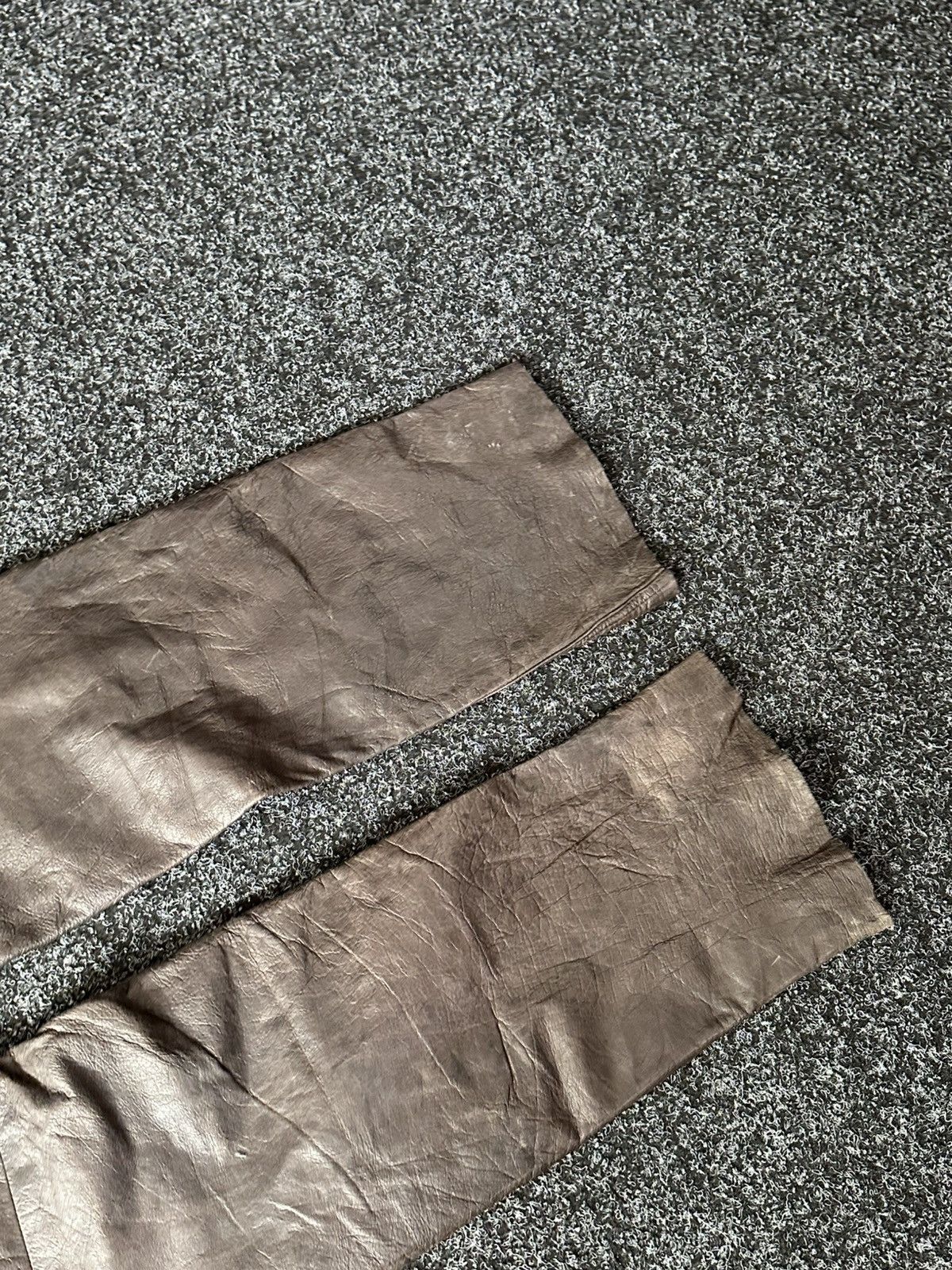 Cowboy Equipment 🚨GRAIL BOOTCUT BROWN Cowboy Biker Leather Pants Size US 27 - 13 Thumbnail