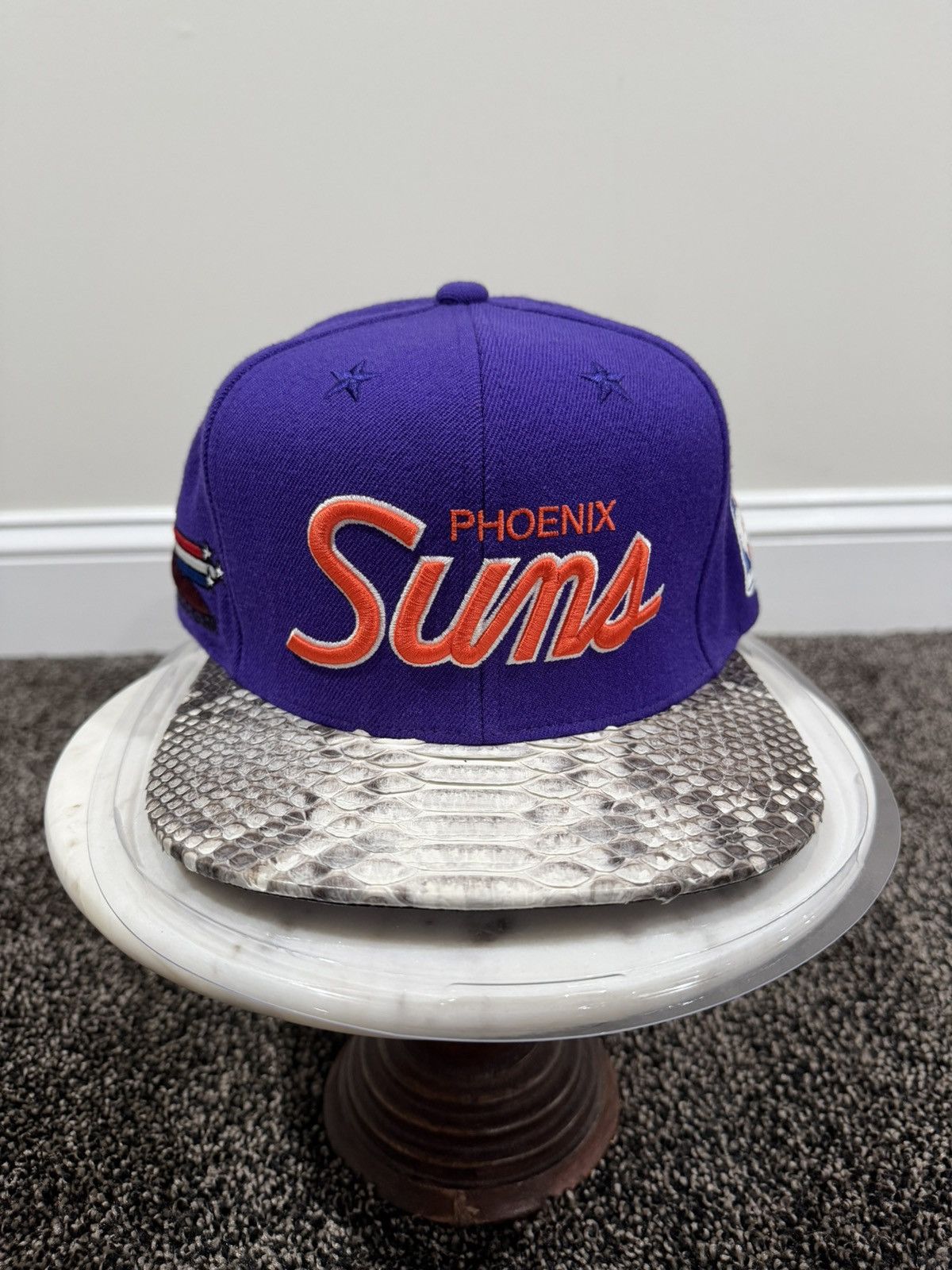 Just Don × Mitchell & Ness × Rsvp Gallery Just Don x Mitchell & Ness NBA Phoenix Suns Purple Hat Size ONE SIZE - 6 Thumbnail