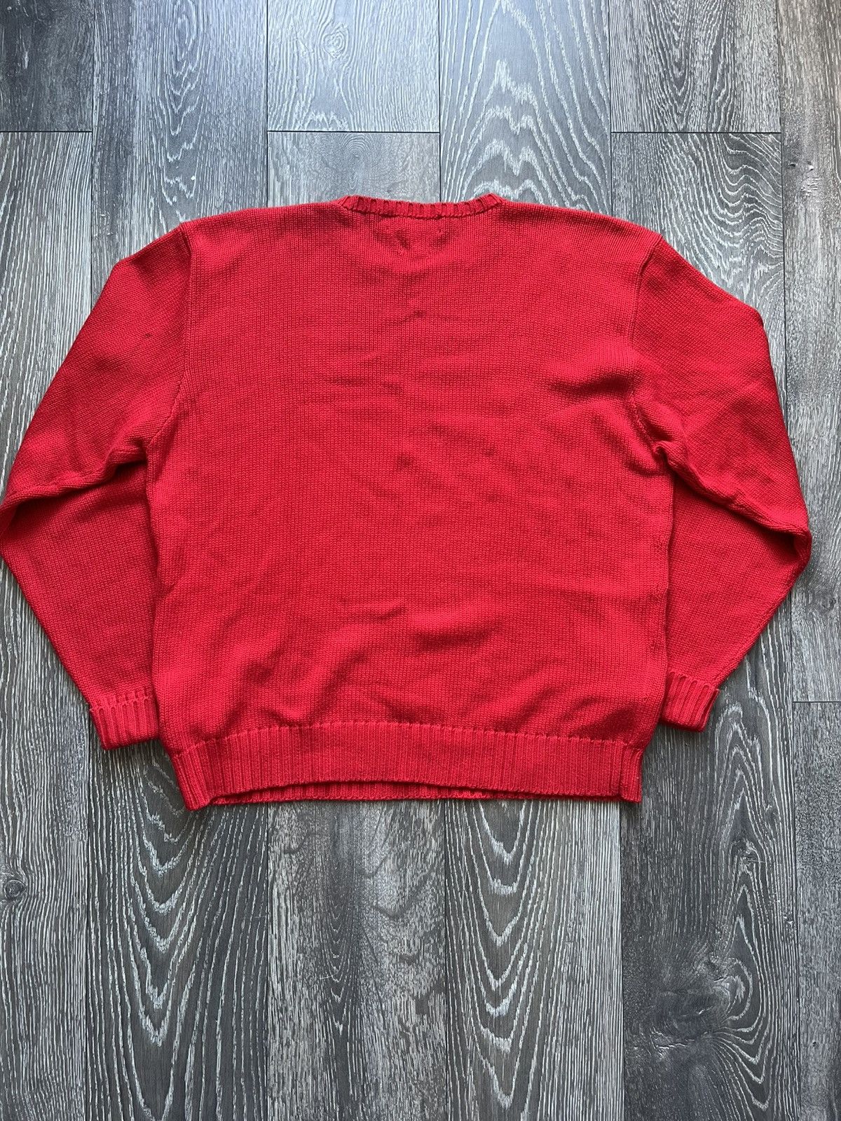 Polo Ralph Lauren Polo Ralph Lauren Sweater Men's Size M Cotton Red Size US M / EU 48-50 / 2 - 2 Thumbnail