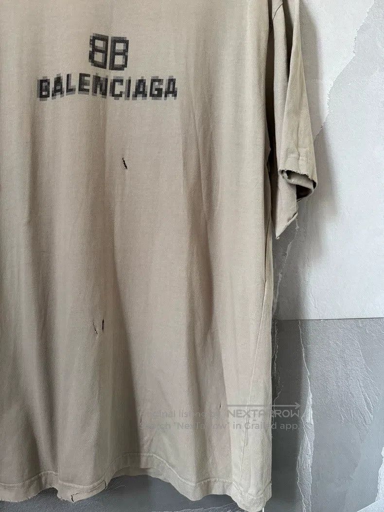 Balenciaga Balenciaga Mosaic Blurred Logo BB Letter Loose Hole Destro Size US XS / EU 42 / 0 - 4 Thumbnail