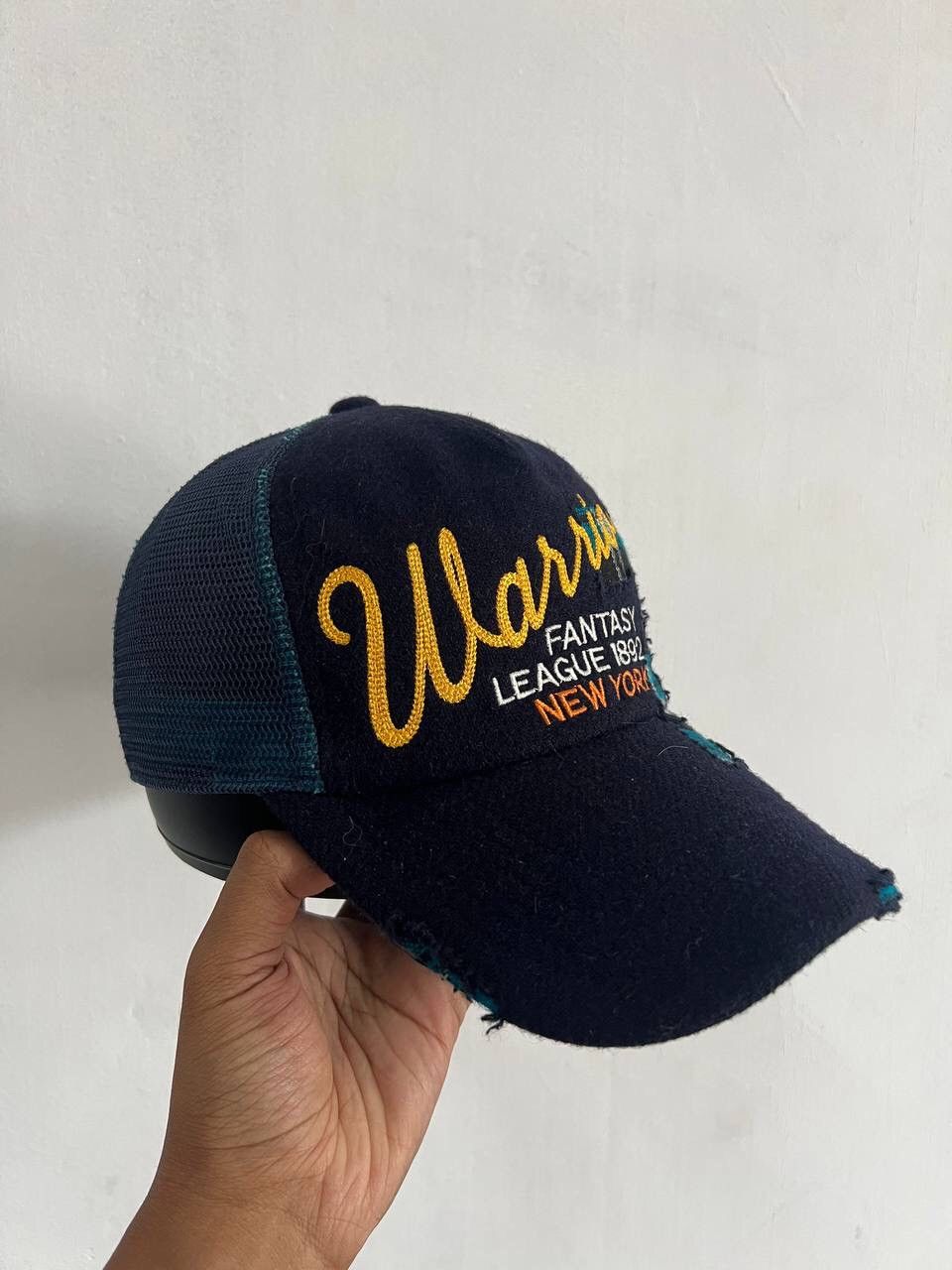 Hat Club Back Number Warrior Striped New York Trucker Hat Size ONE SIZE - 1 Thumbnail