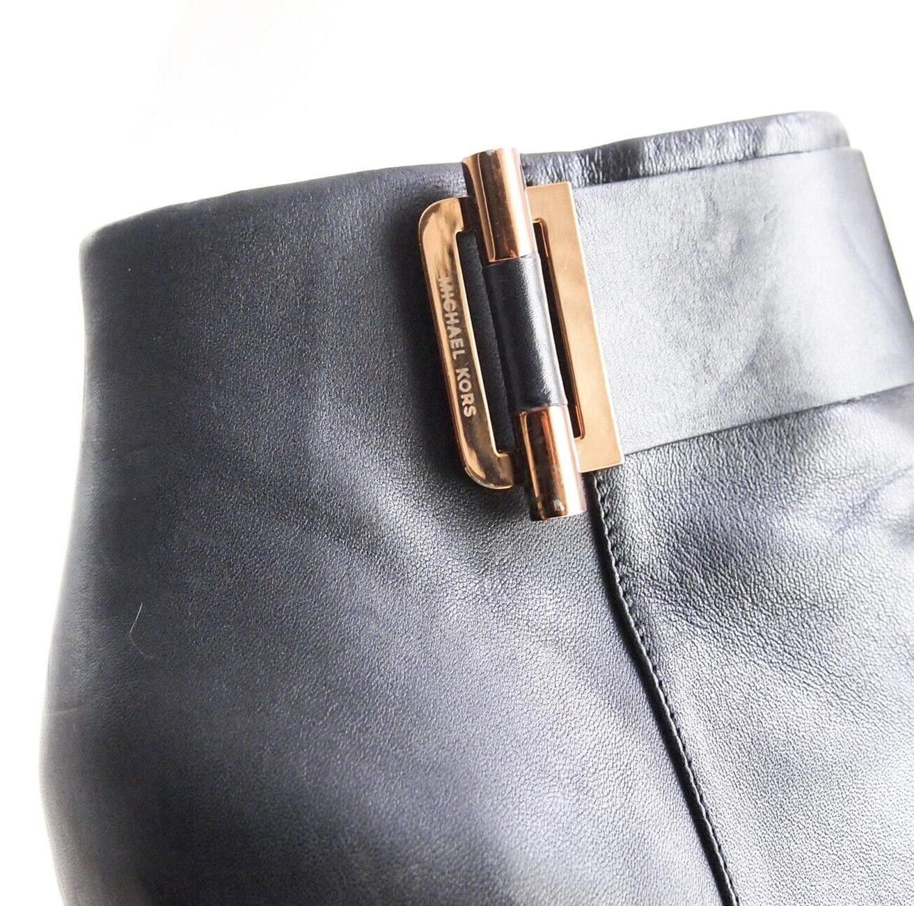 Michael Kors Michael Kors Gloria Booties Heels Black US 8.5 M EU 39 Size US 8.5 / IT 38.5 - 3 Thumbnail