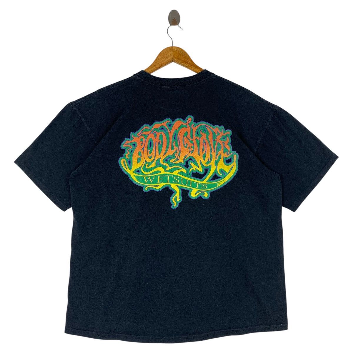 Body Glove × Vintage Vintage 90s BODY GLOVE Wetsuit Big logo back print surf tee Size US L / EU 52-54 / 3 - 1 Thumbnail