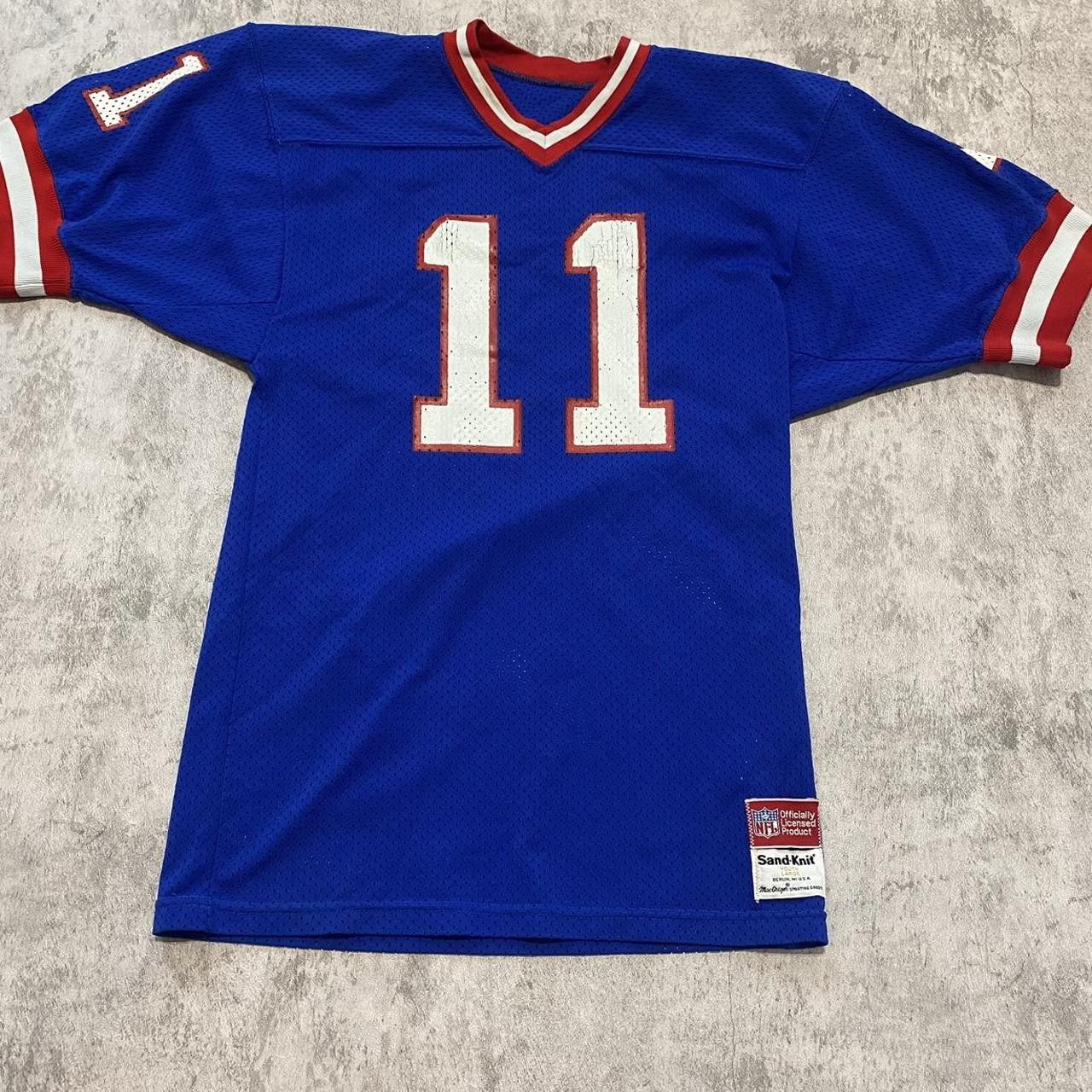 NFL 80s Blue and red Sand Knit Nfl USA jersey Size US S / EU 44-46 / 1 - 1 Thumbnail