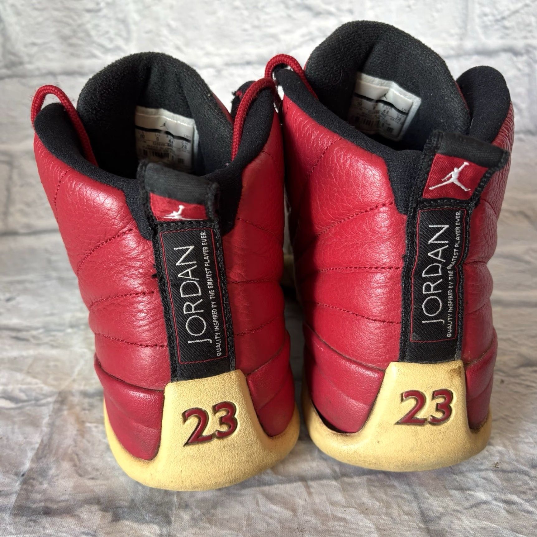 Nike Nike Air Jordan Retro 12 XII Gym Red 2016 130690-600 Size 10 DEFECT READ Mens Shoes Size US 10 / EU 43 - 5 Thumbnail