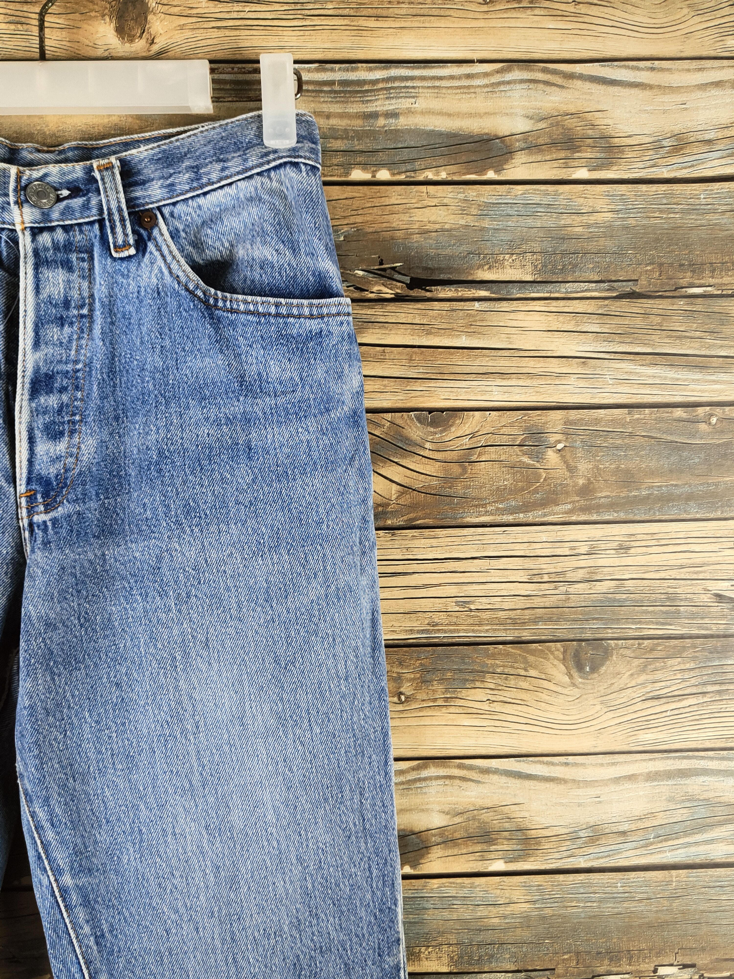 Levi's D 80' vintage levi's Blue Distressed Ripped Jeans #S2908 Size US 26 / EU 42 - 5 Thumbnail