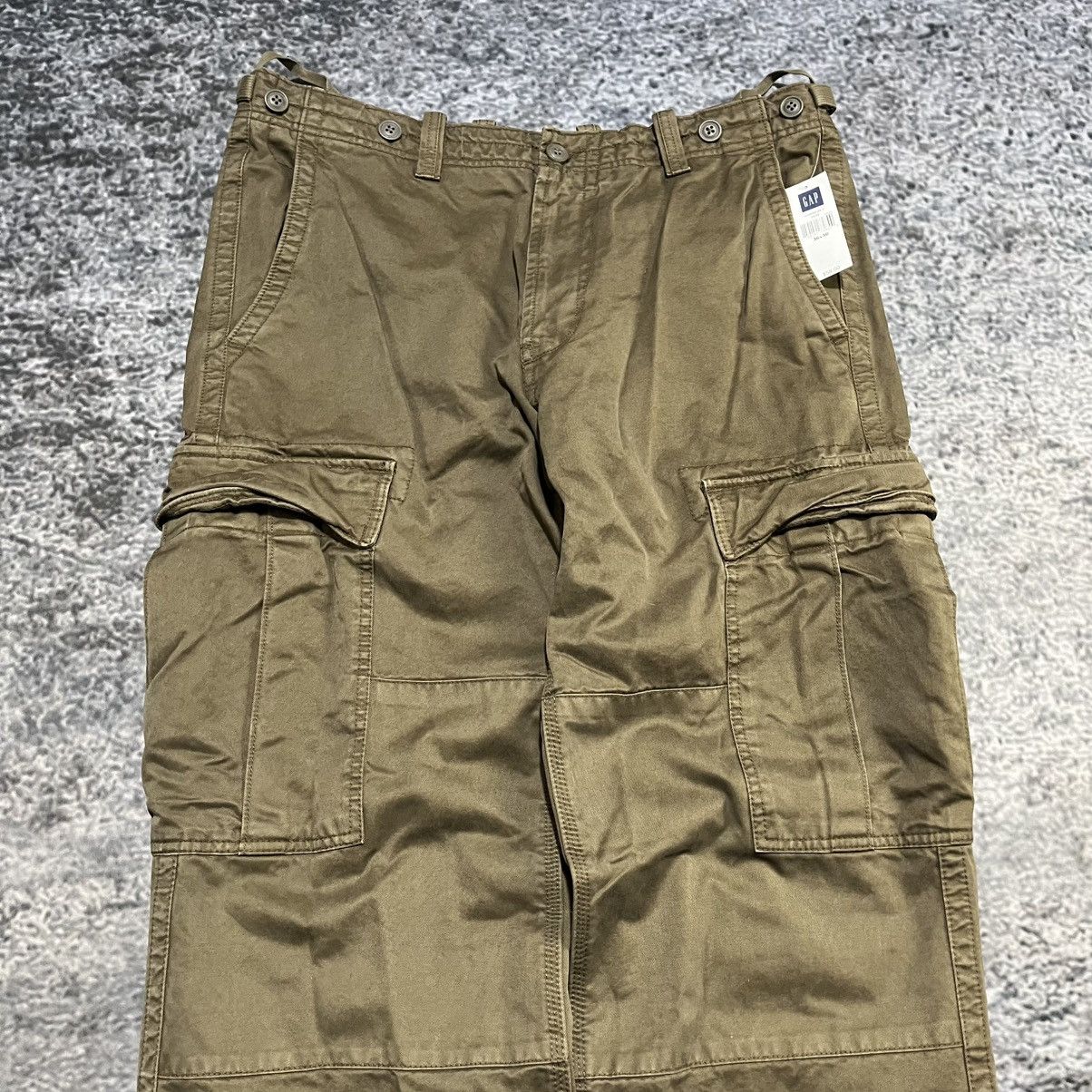 Gap VINTAGE Y2K GAP BAGGY WIDE LEG GRUNGE SKATER CARGO PANTS NEW Size US 36 / EU 52 - 7 Thumbnail
