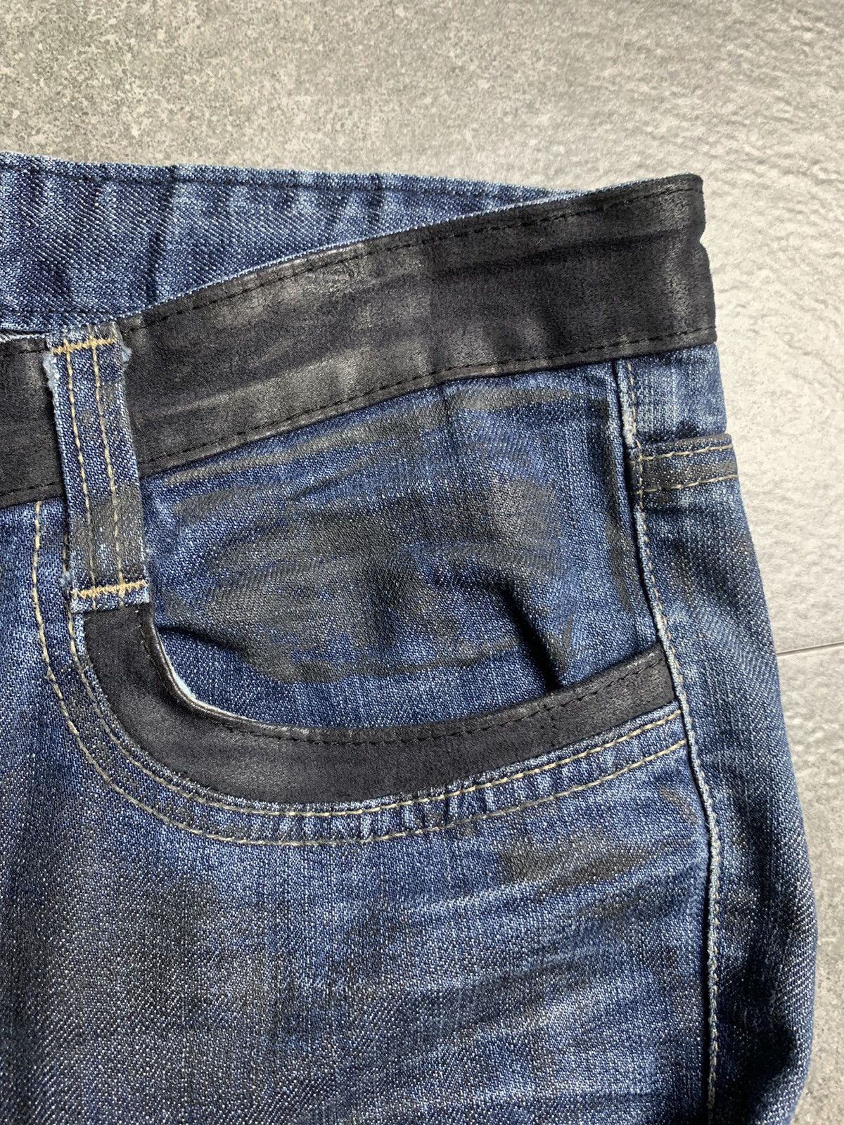Issey Miyake 2000s Cabane de Zucca Overdyed Denim Size US 30 / EU 46 - 4 Thumbnail
