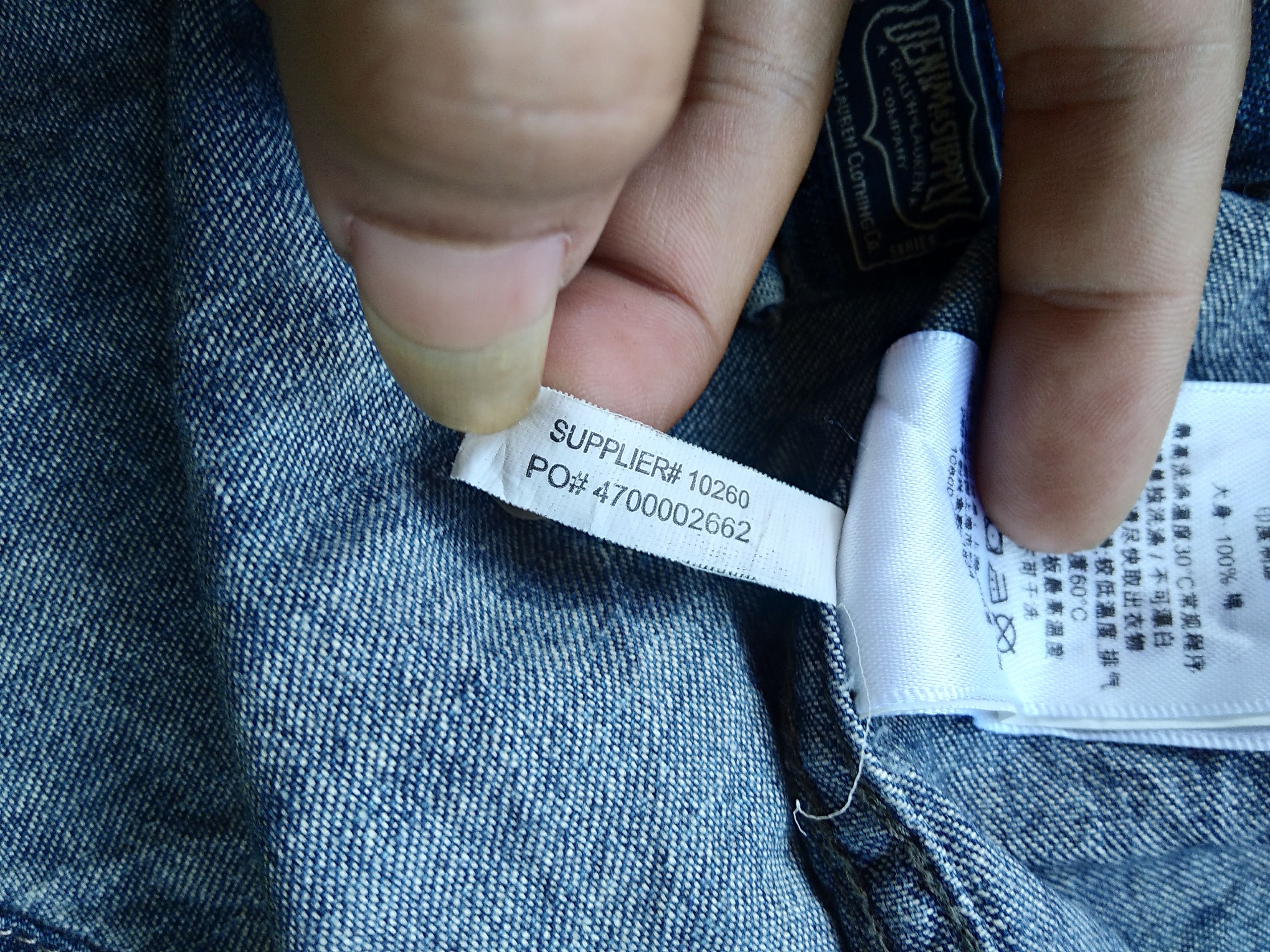 Denim & Supply Ralph Lauren × If Six Was Nine × Le Grande Bleu (L.G.B.) VTG Denim & Supply Ralph Lauren Hybrid Camo Denim Shirt Size US XS / EU 42 / 0 - 9 Thumbnail