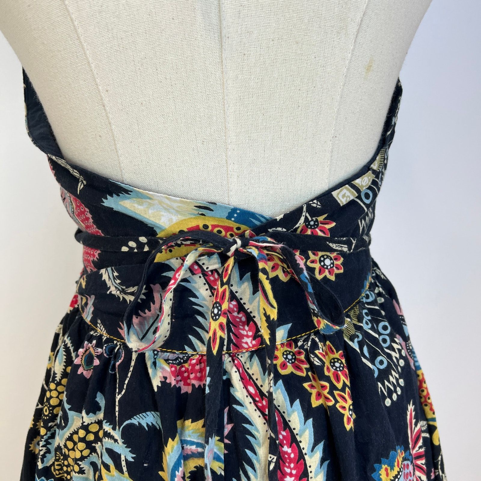 Rachel Comey Rachel Comey Sazerac Halter Dress Black Printed Floral Size S / US 4 / IT 40 - 10 Thumbnail