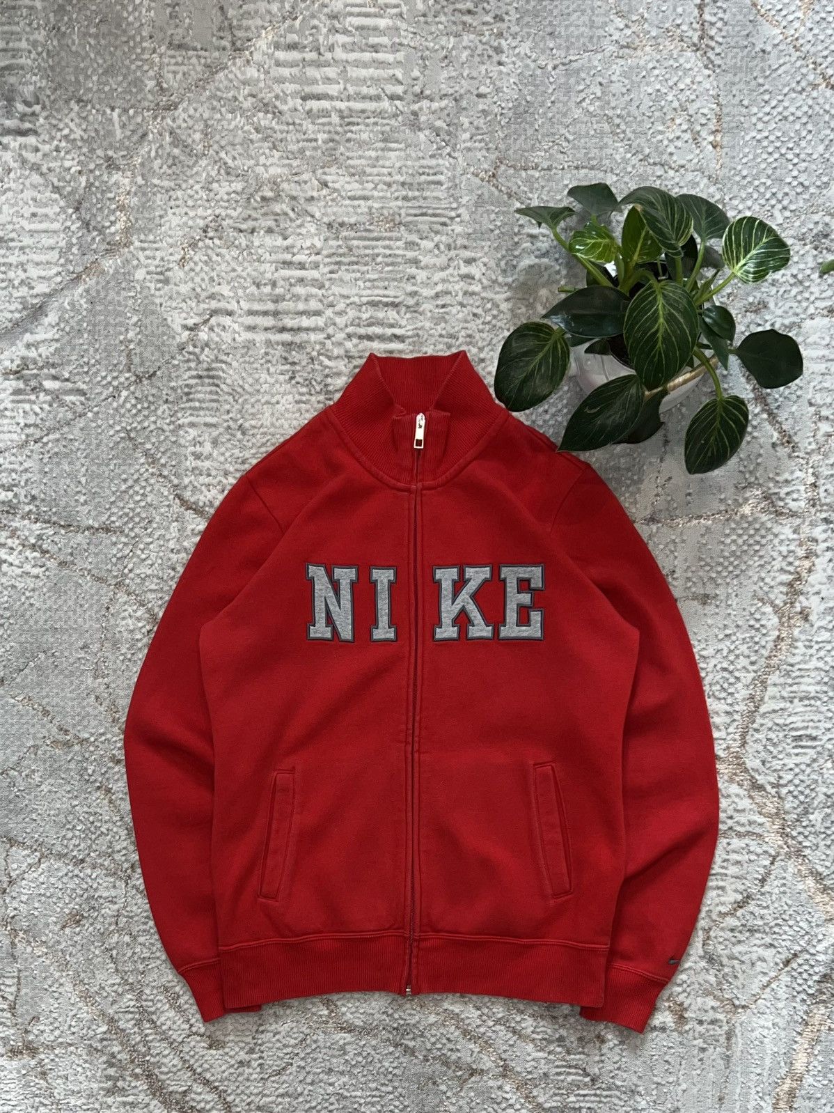 Nike × Vintage NIKE VINTAGE 00S BIG LOGO ZIP SWEATSHIRT Y2K CREWNECK Size US M / EU 48-50 / 2 - 1 Thumbnail