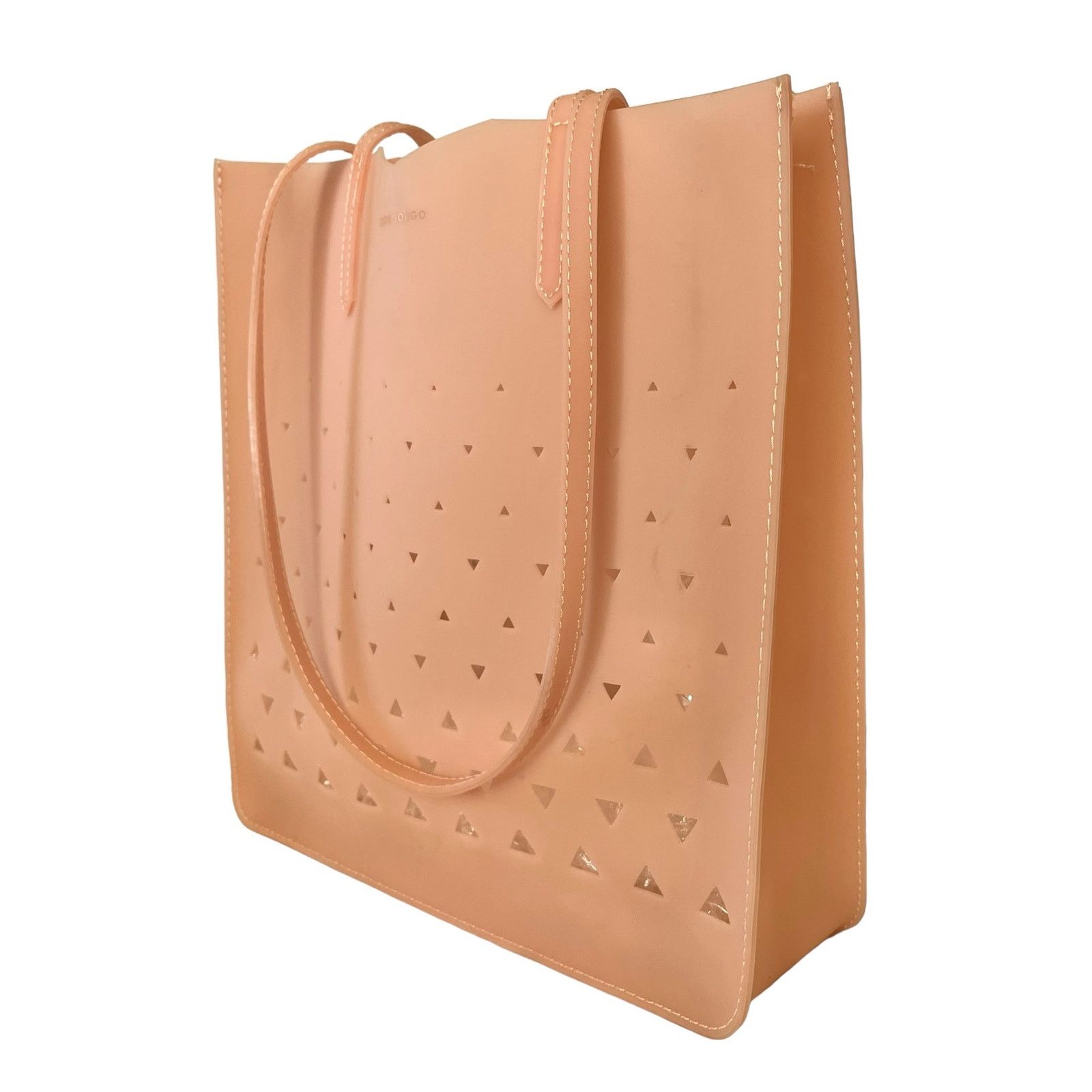 Eddie Borgo Eddie Borgo x Neiman Marcus Pink Jelly Tote Bag Rubber Purse Size ONE SIZE - 8 Thumbnail