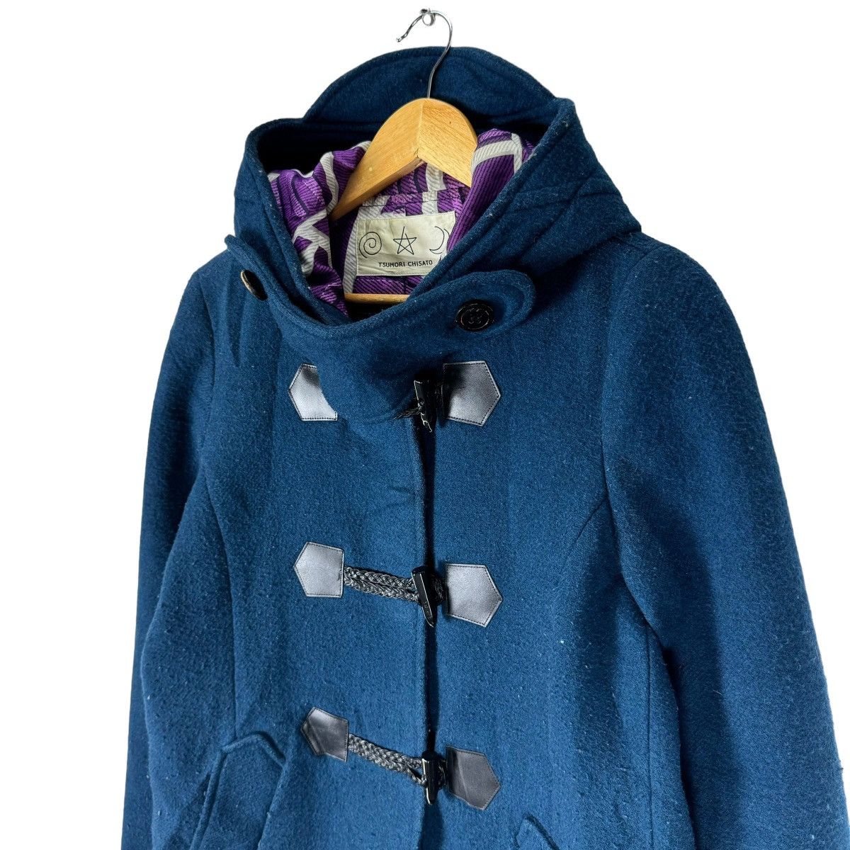 Issey Miyake ☀️TSUMORI CHISATO IS HOIDIE DUFFLE COAT JACKET Size M / US 6-8 / IT 42-44 - 5 Thumbnail