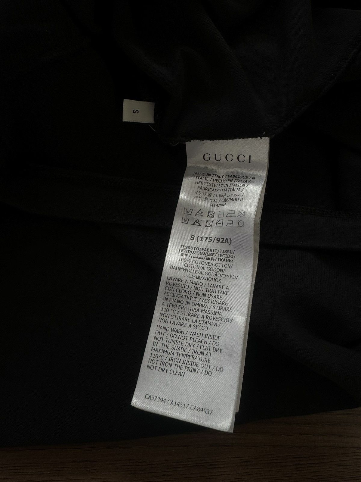 Gucci Gucci blade logo t-shirt Size US S / EU 44-46 / 1 - 5 Thumbnail