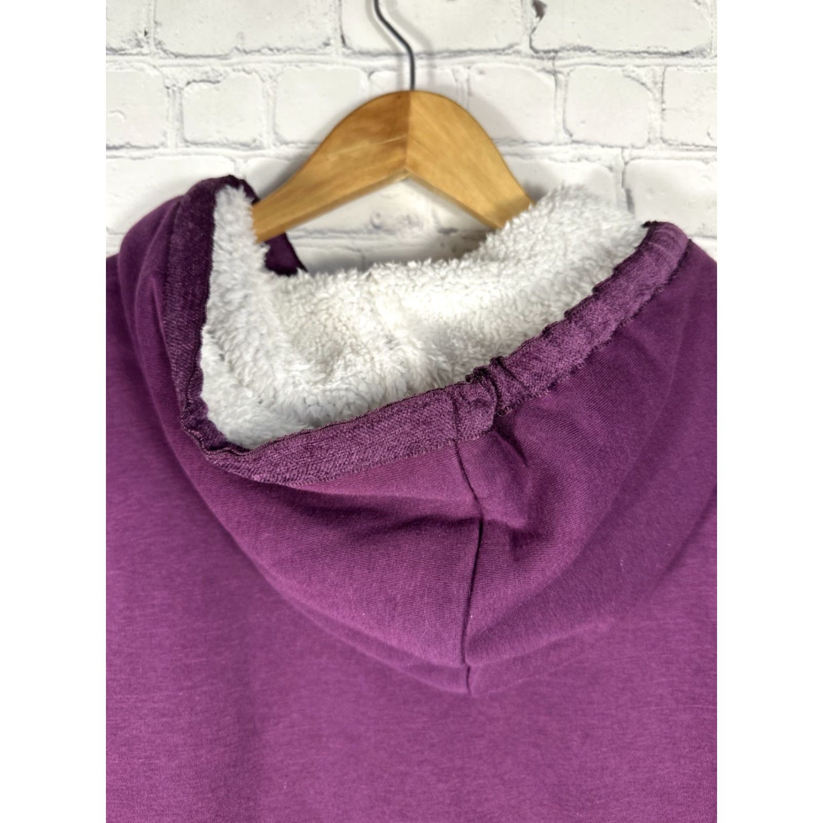 Orvis Orvis Purple Hoodie Jacket M Fleece/Sherpa Lined Full Zip Hooded Pockets Women Size M / US 6-8 / IT 42-44 - 4 Thumbnail
