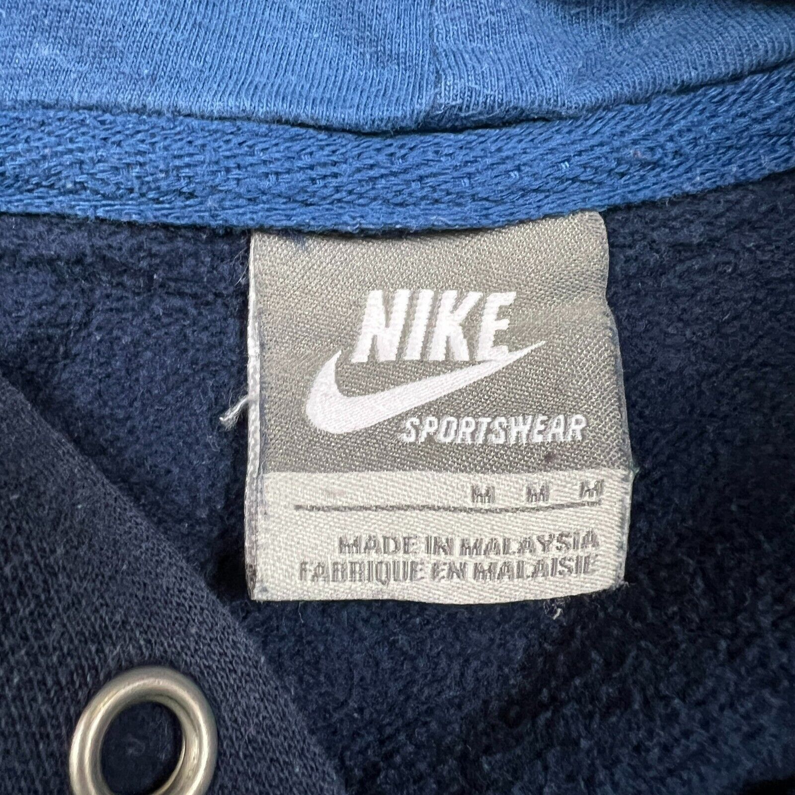 Nike × Vintage Nike Sportswear Hoodie Medium Big Swoosh Hooded Sweatshirt Size US M / EU 48-50 / 2 - 4 Thumbnail