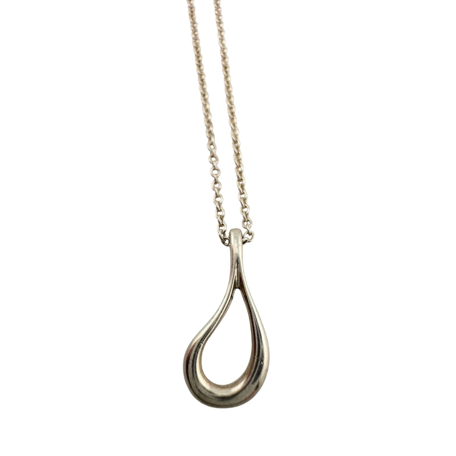 Tiffany & Co. Tiffany and Co Elsa Peretti Medium Teardrop Pendant Necklace Size ONE SIZE - 5 Thumbnail