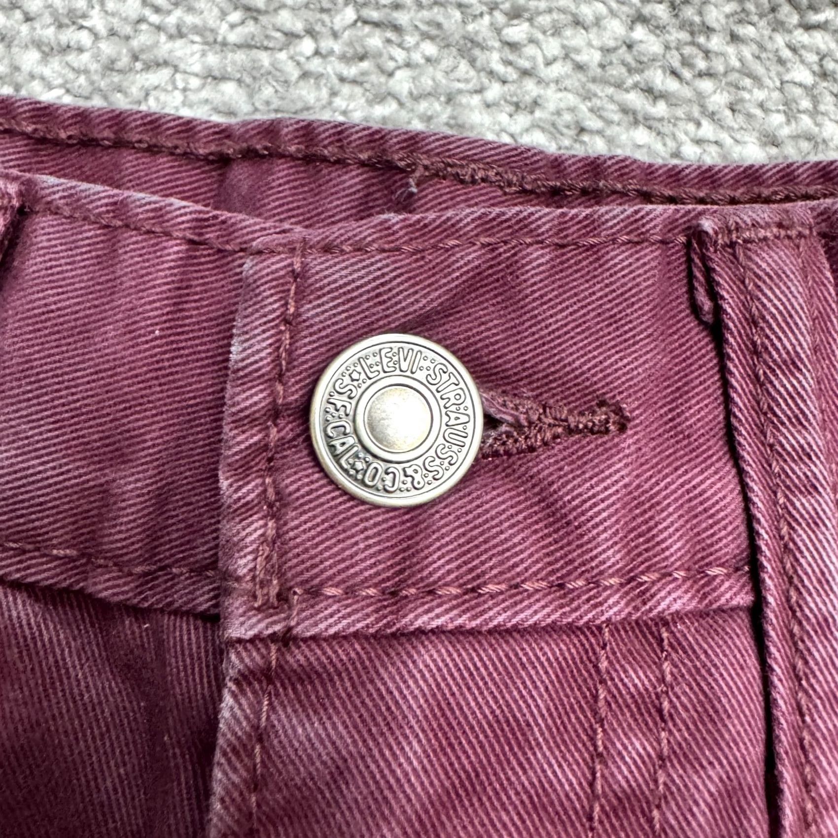 Levi's Levi's 511 Straight Leg Denim Jeans Womens 28x30 Red Cotton Mid Rise Vintage No Logo Pockets 28in Inseam Regular Fit Streetwear Size 28" / US 6 / IT 42 - 3 Thumbnail