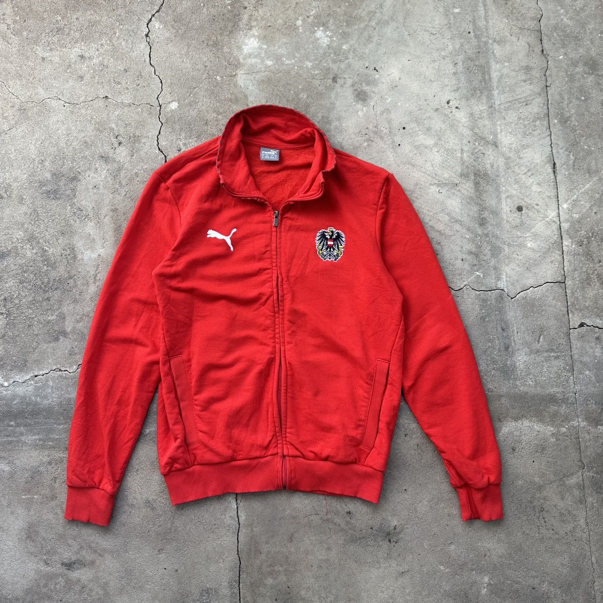 Puma × Vintage Austria y2k Puma football zip up sport jacket Size US S / EU 44-46 / 1 - 1 Thumbnail