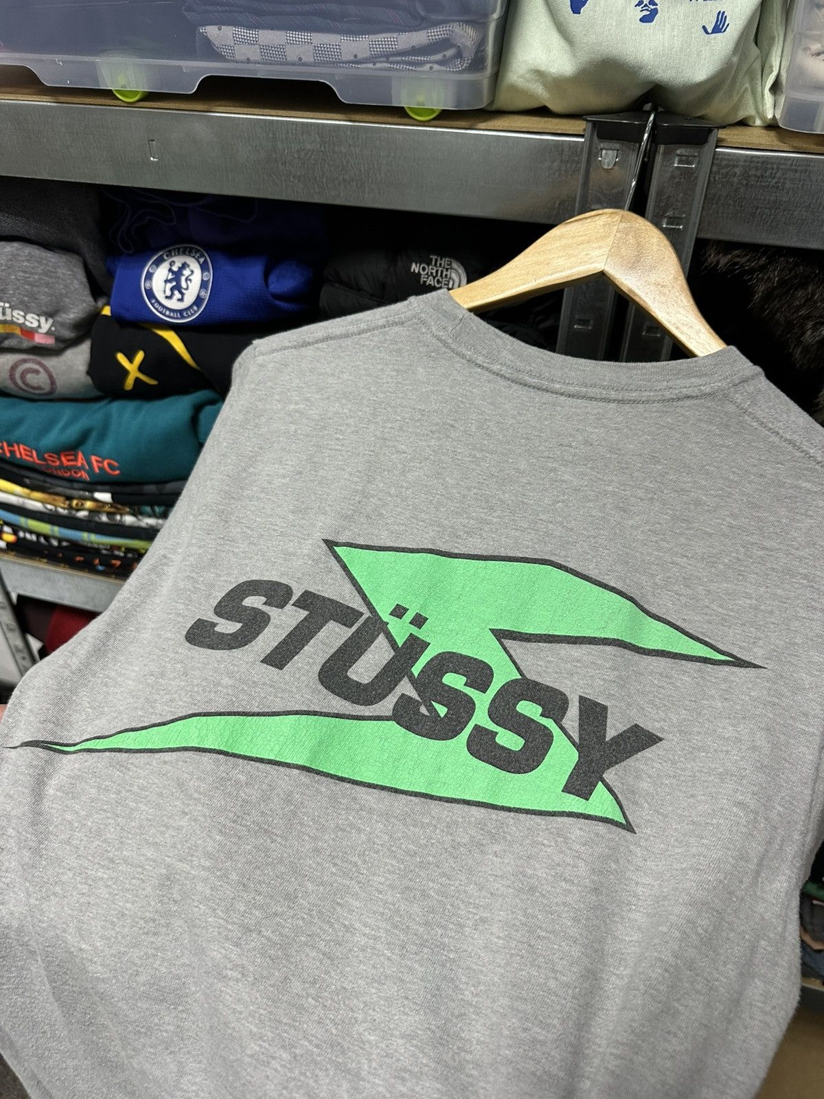 Stussy Vintage Stussy T Shirt Tee Lightning Logo Baggy 90s y2k Size US S / EU 44-46 / 1 - 15 Thumbnail